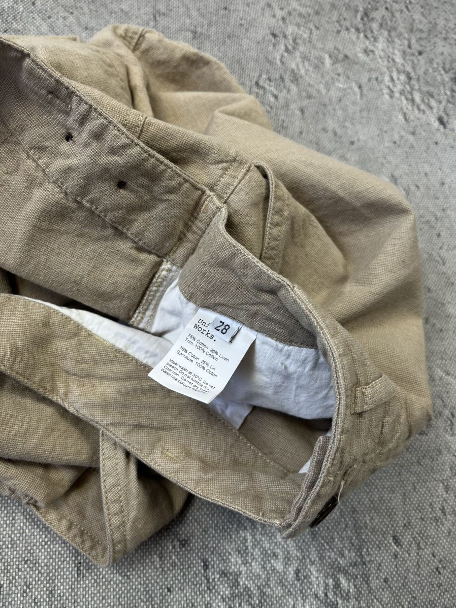 Universal Works Universal Works Linen Beige Shorts Size US 28 / EU 44 - 7 Thumbnail