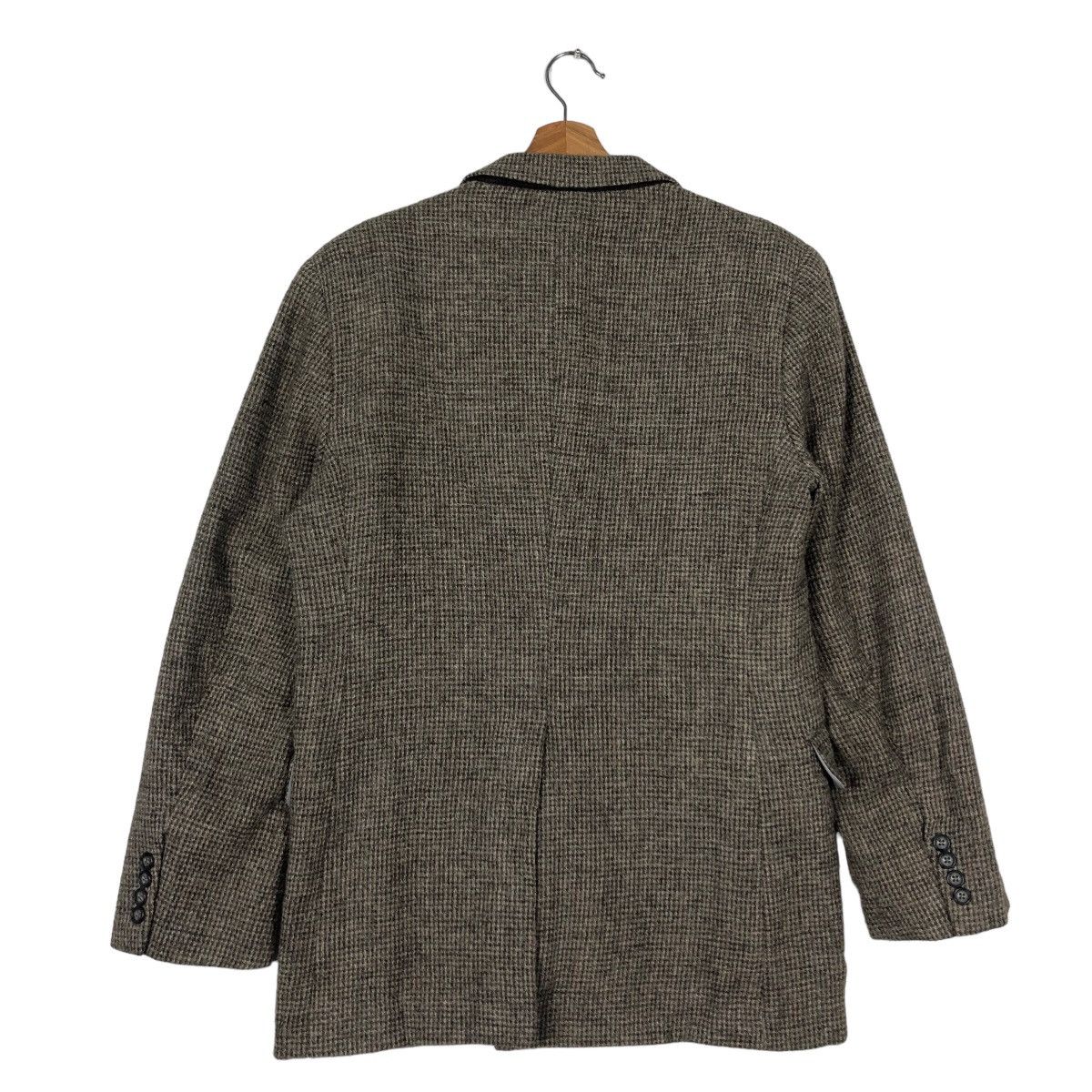 Vintage 🔥90’s Herringbone Wool Jacket Double Breast Calvin Klein Size US M / EU 48-50 / 2 - 7 Thumbnail