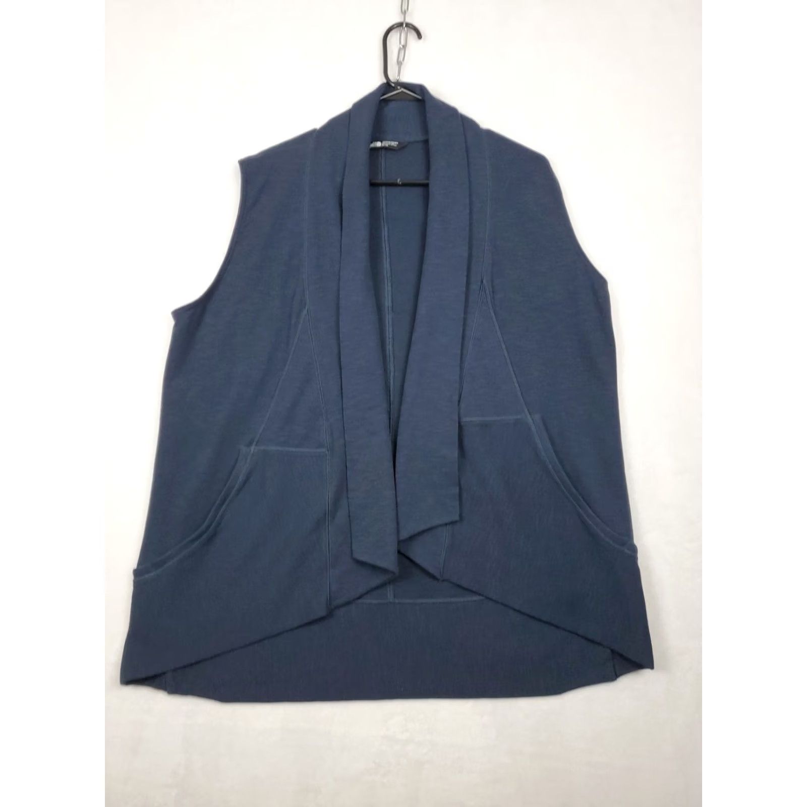 The North Face VINTAGE? The North Face Open Cardigan Womens XL Navy Blue Sleeveless Pockets Comfort Vest Size XL / US 12-14 / IT 48-50 - 3 Thumbnail