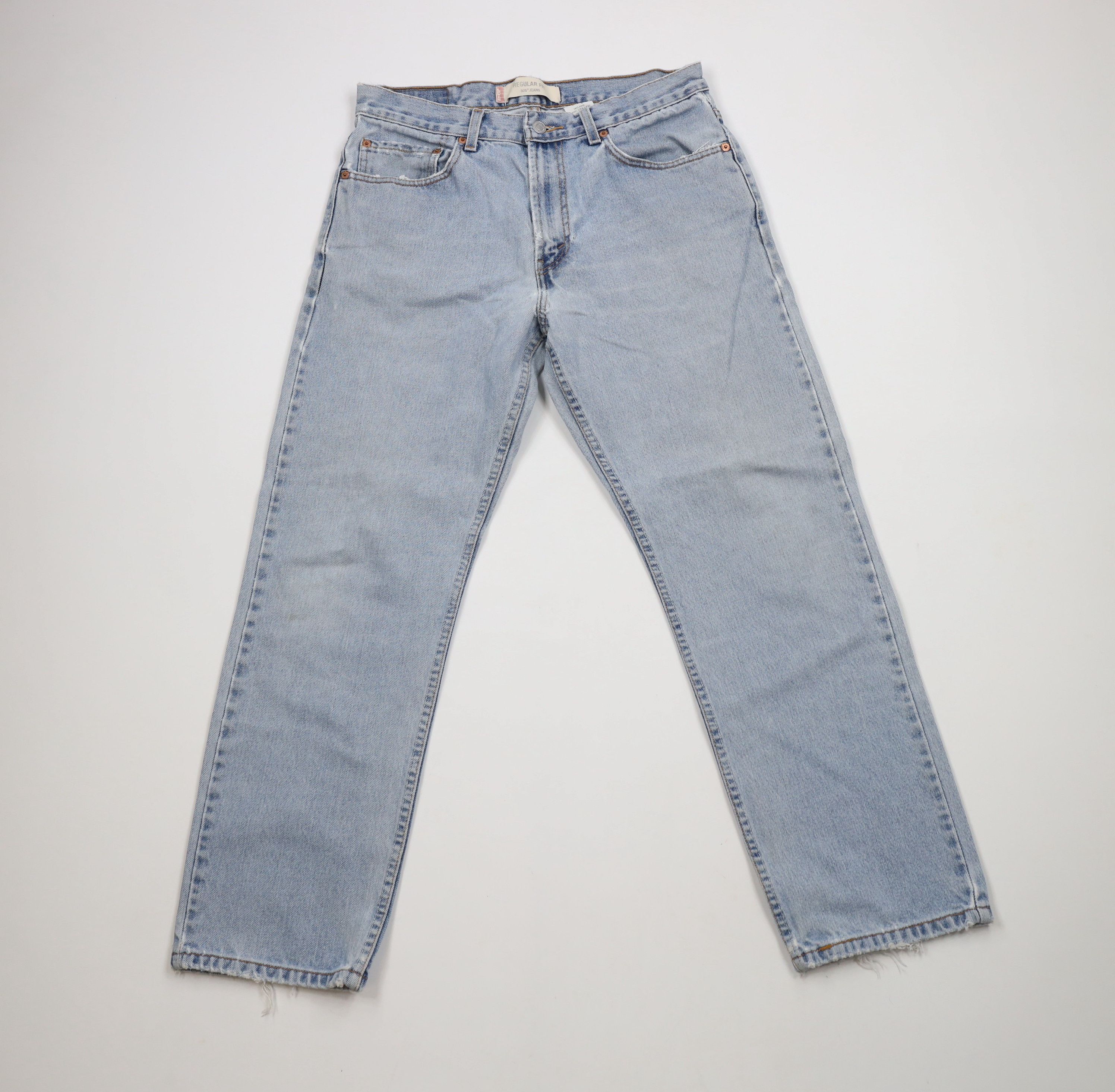 Levi's × Vintage Vintage Y2K 2003 Levis 505 Regular Fit Denim Jeans Blue Size US 32 / EU 48 - 1 Thumbnail