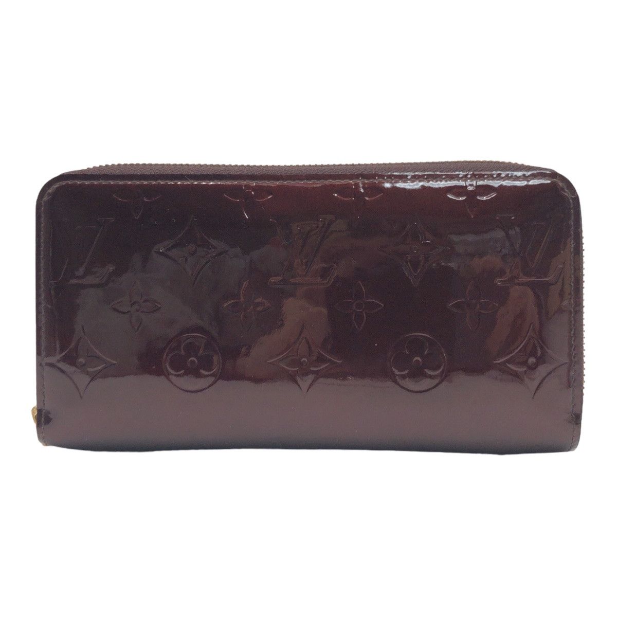 Louis Vuitton Louis Vuitton Louis Vuitton Patent Leather Zippy Wallet M93522 Leather Long Wallet M93522 Size ONE SIZE - 1 Thumbnail