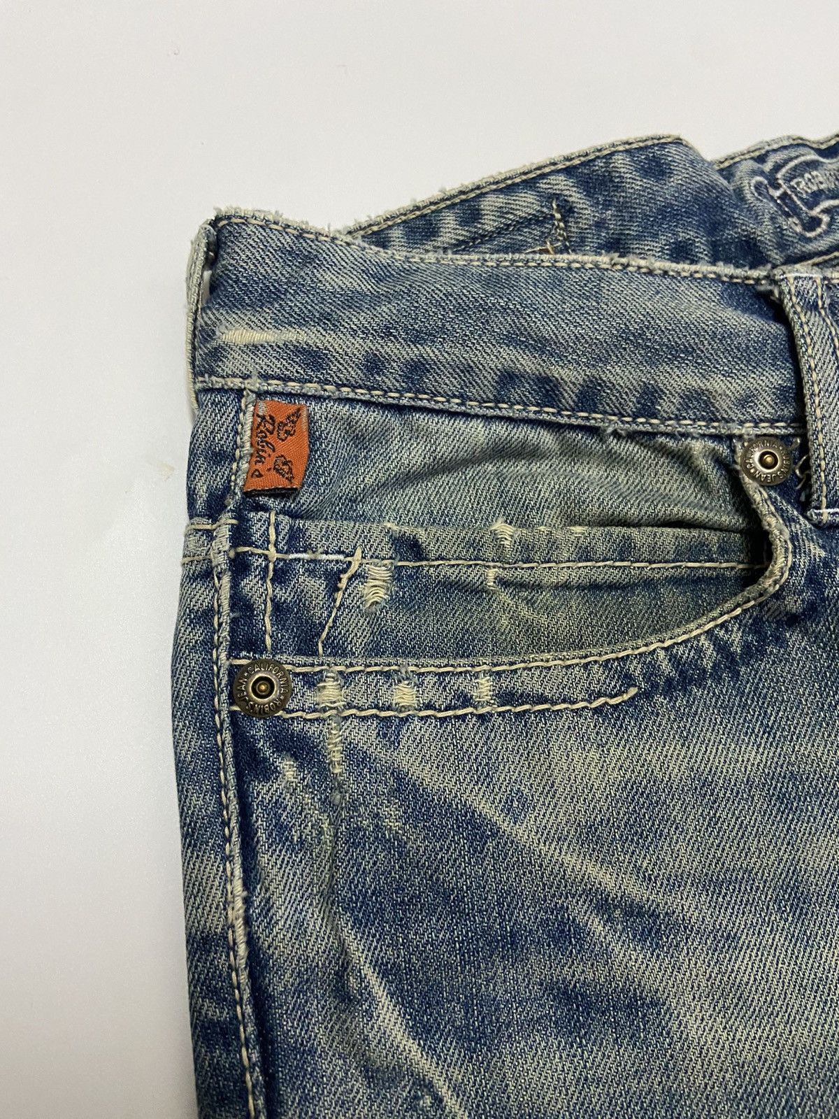 Robins Jeans DISTRESSED ROBIN'S JEANS Size US 31 - 3 Thumbnail