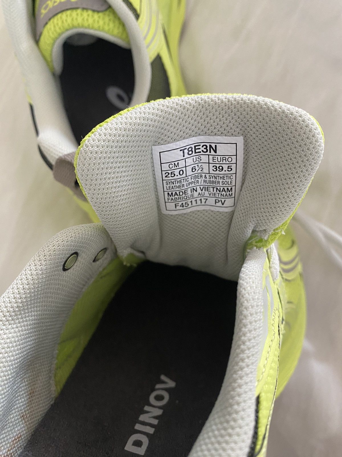 Asics × Kiko Kostadinov ASICS Gel-Burz 1 x Kiko Kostadinov Limeade Size US 6.5 / EU 39-40 - 7 Thumbnail
