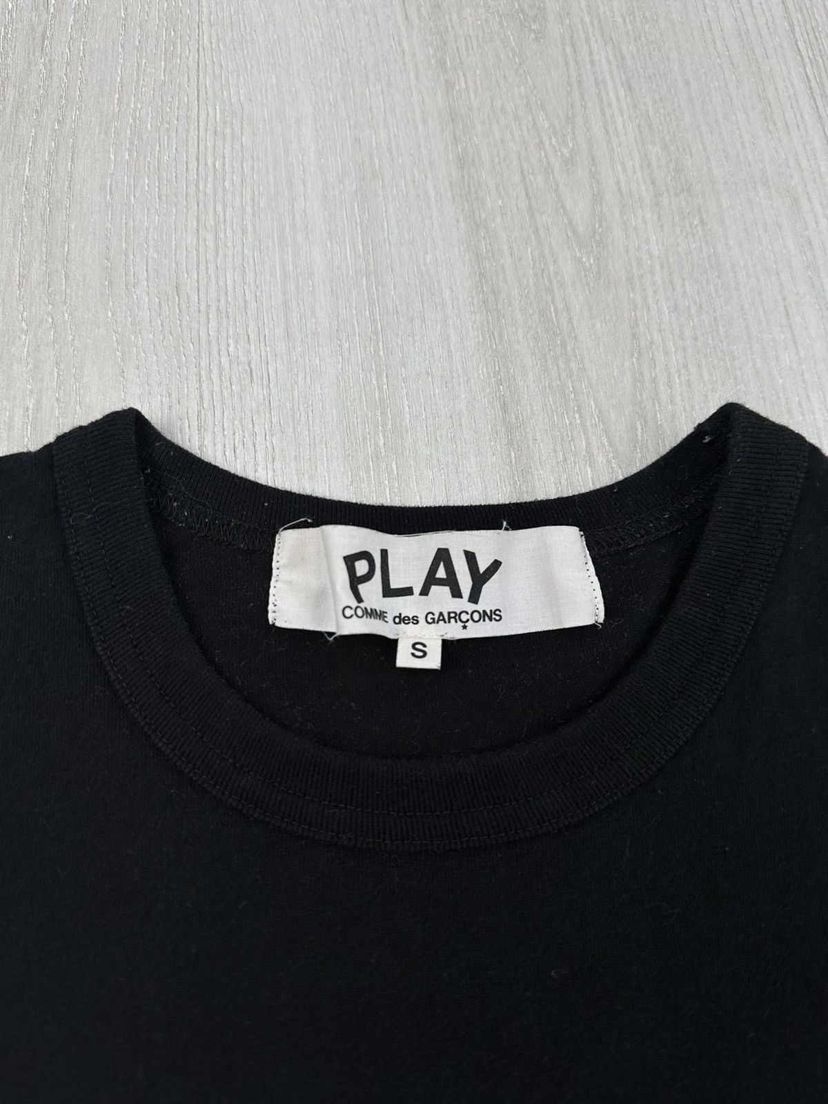 Comme des Garcons CDG Play Comme Des Garcons Black Logo Tee Tshirt Size US S / EU 44-46 / 1 - 4 Thumbnail