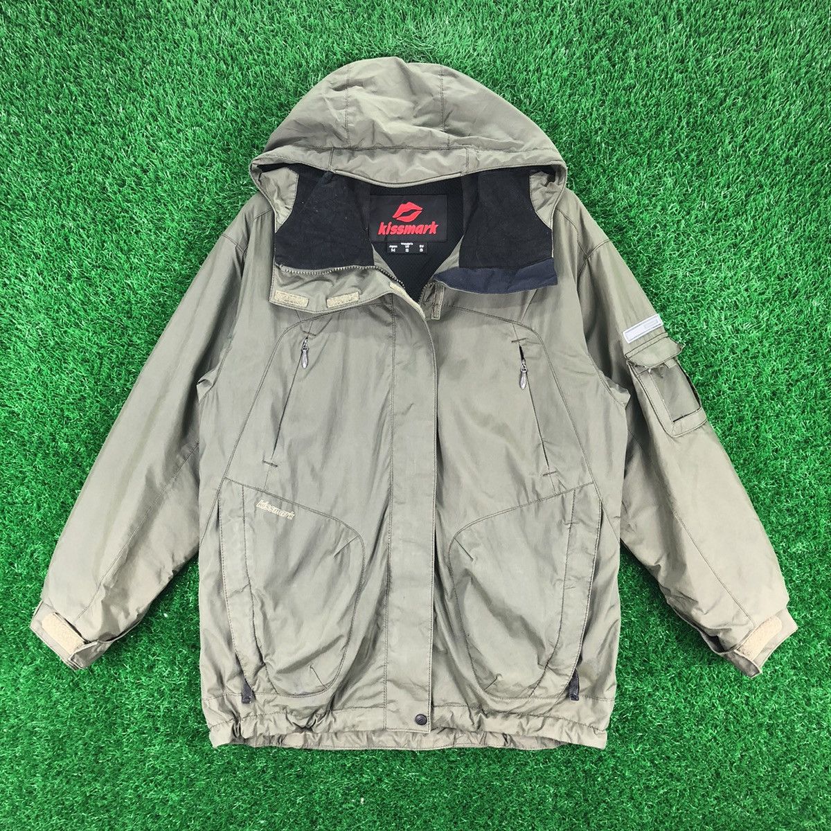 Japanese Brand Vintage 90's Windbreaker Ski Jacket Hoodie by Kissmark Size S / US 4 / IT 40 - 1 Thumbnail
