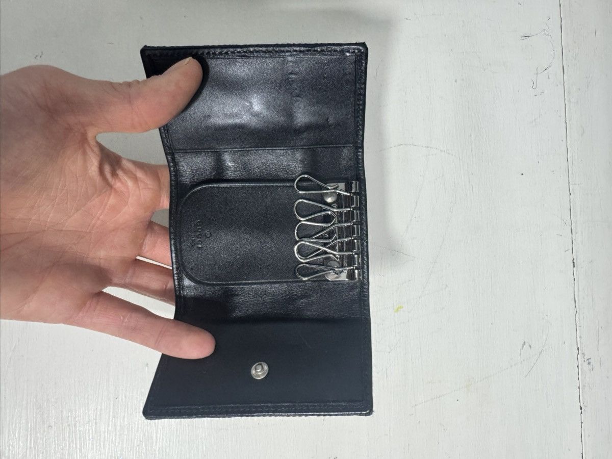 Gucci Gucci GG Canvas Black “GG Nero” 6-Key Holder Wallet Size ONE SIZE - 5 Thumbnail