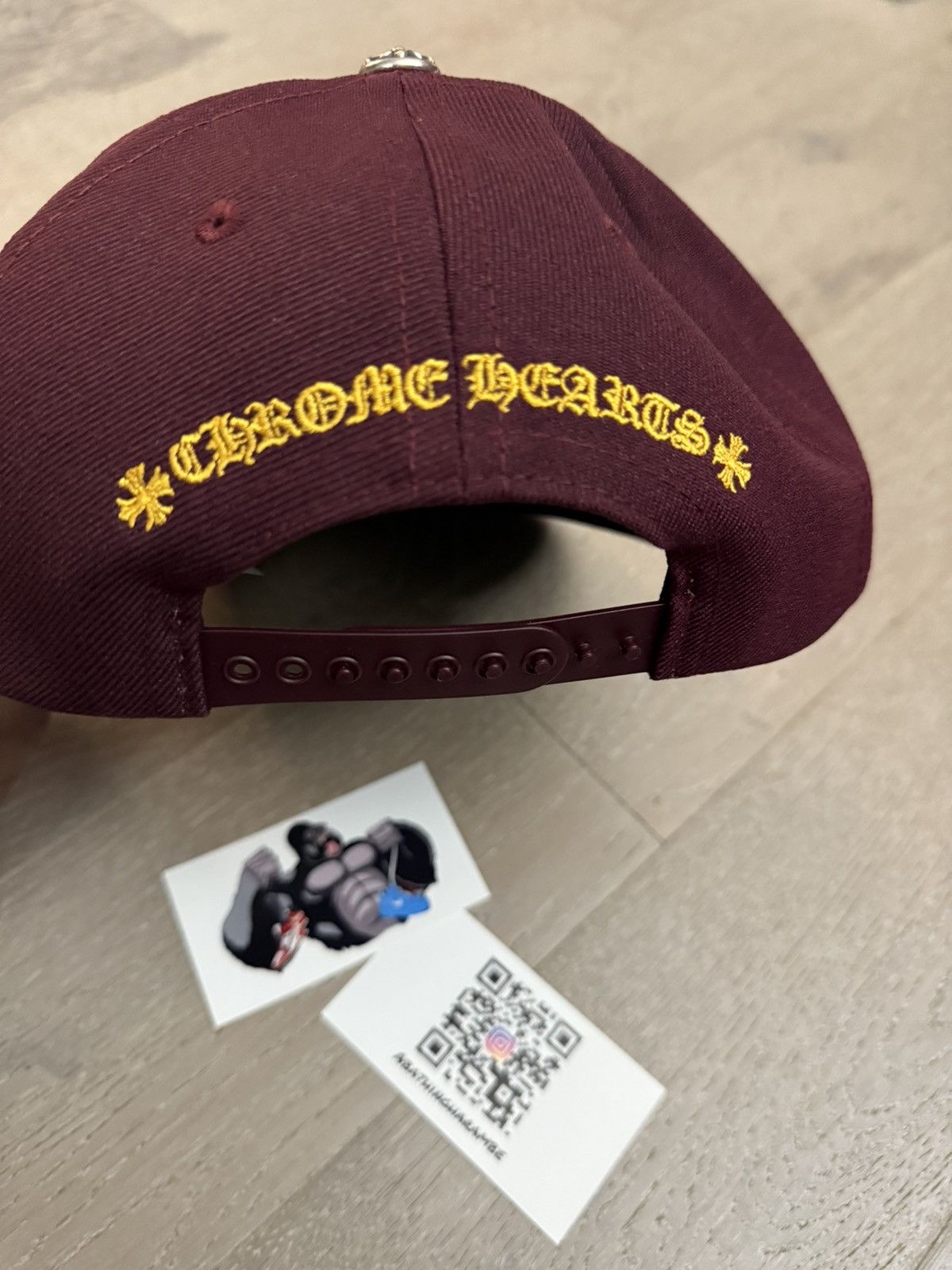 Chrome Hearts Chrome Hearts 6 Panel On Field Baseball Cap Cardinal Size ONE SIZE - 5 Thumbnail