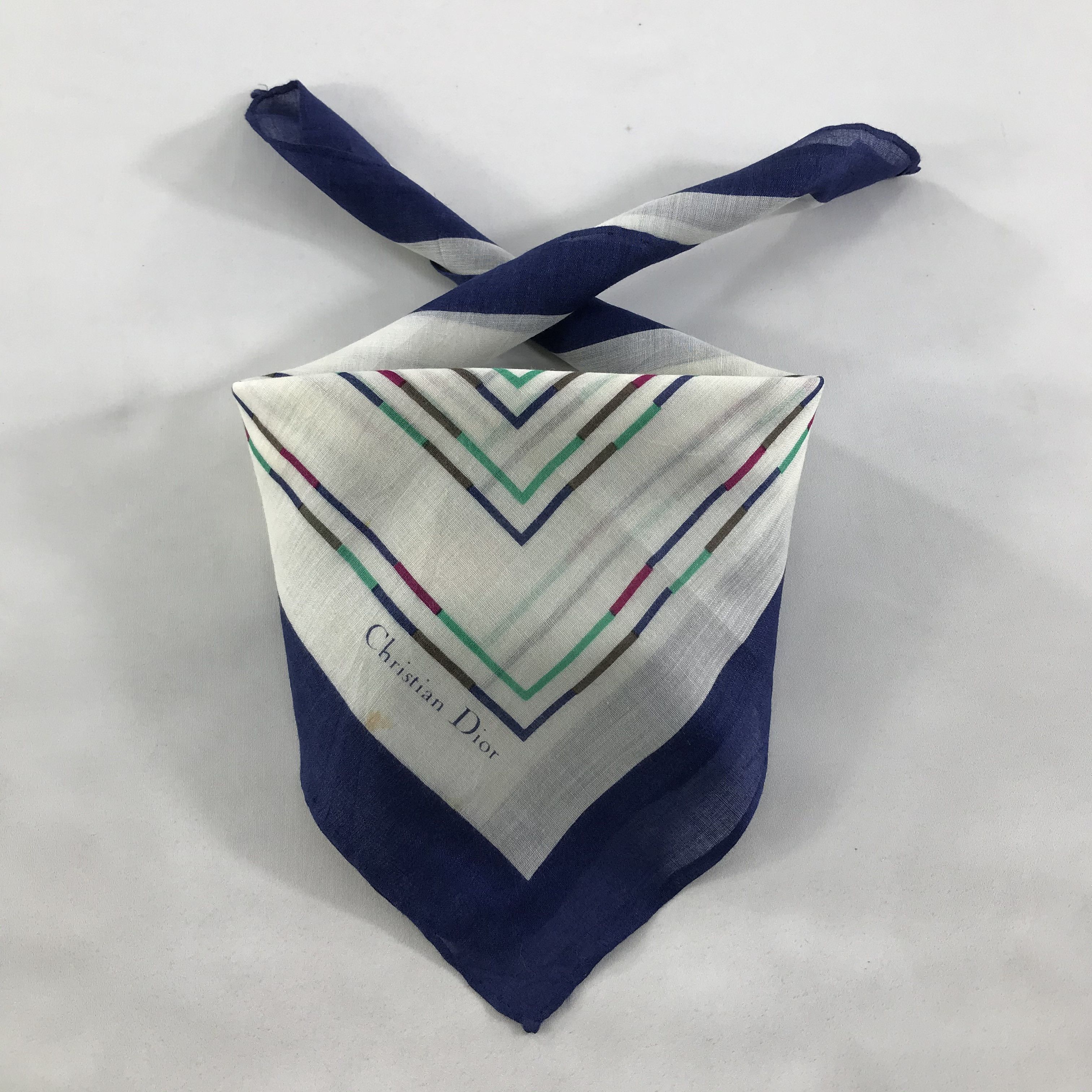 Vintage Christian Dior Neckerchief / Bandana / Handkerchief Size ONE SIZE - 1 Thumbnail