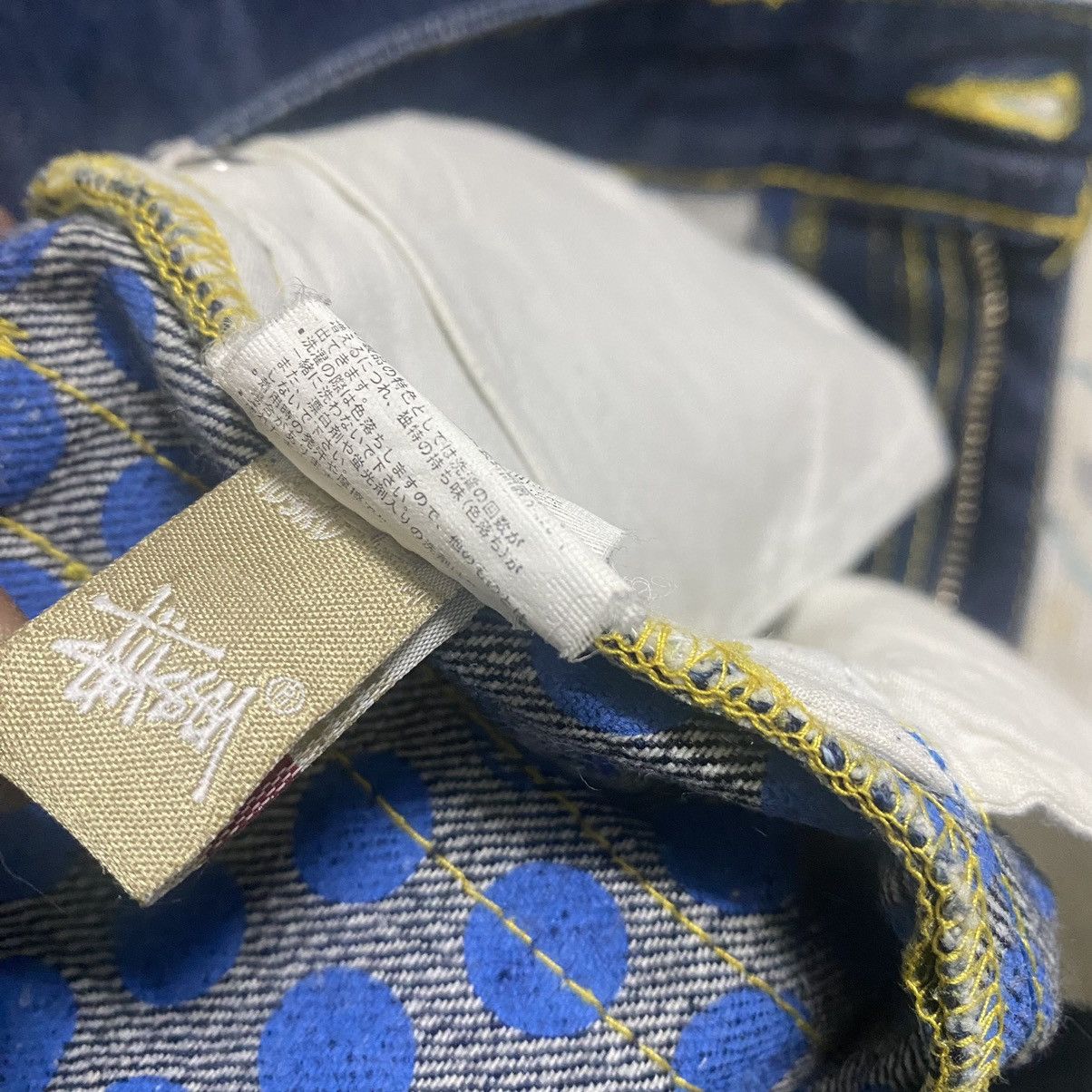Stussy Vintage Y2K Stussy Logo Pocket Denim Jeans Size US 30 / EU 46 - 21 Thumbnail