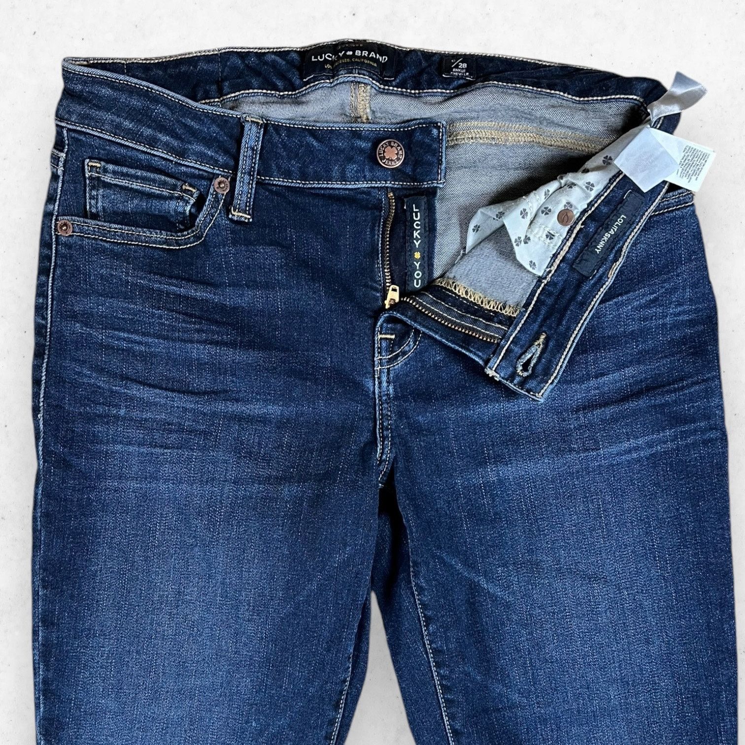 Lucky Brand Lucky Brand Lolita Skinny Womens 6/28 Ankle Cheville Stretch Size 28" / US 6 / IT 42 - 4 Thumbnail