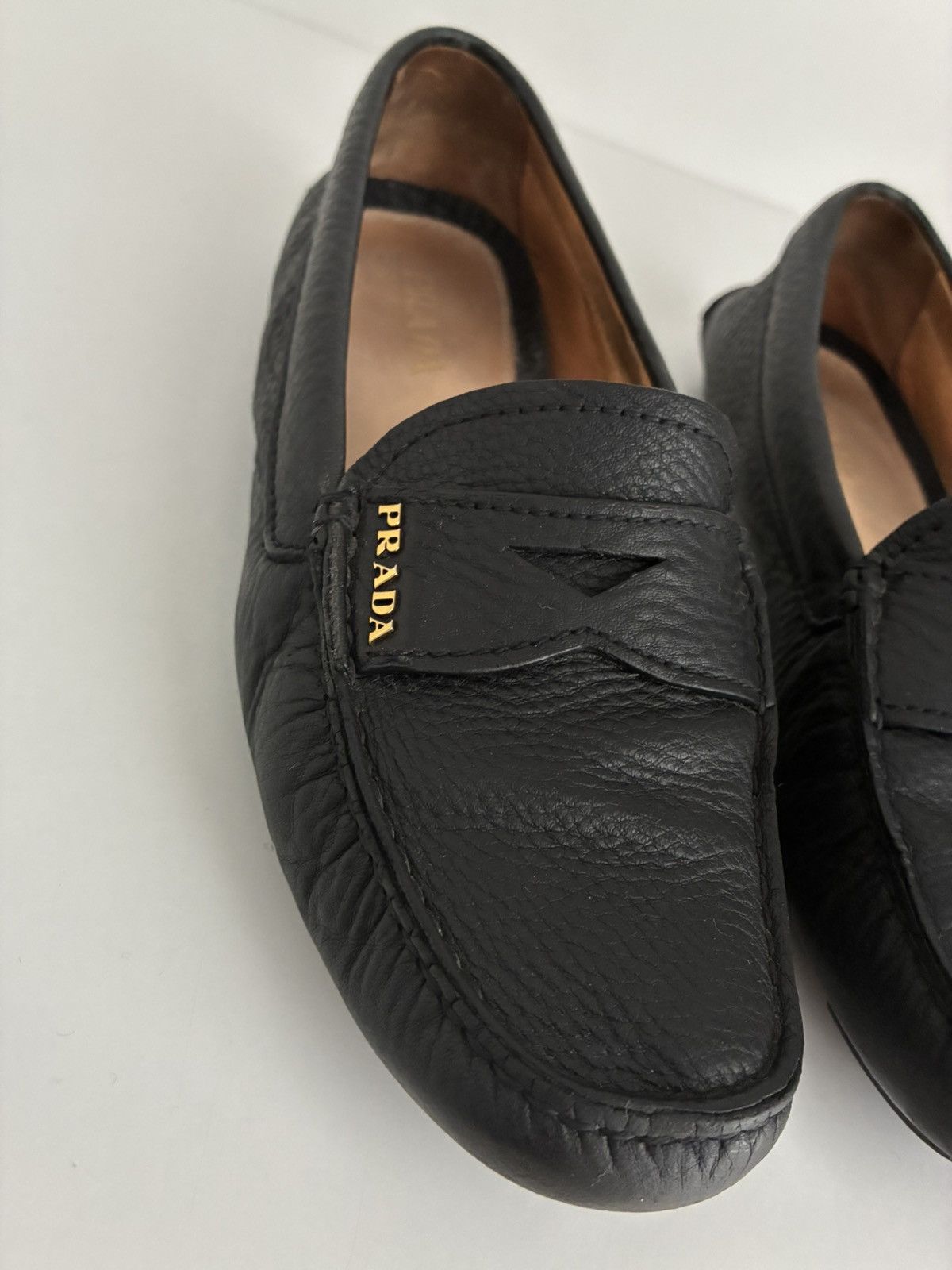 Prada Prada leather moccasins Italy luxury designer Size US 5.5 / IT 35.5 - 6 Thumbnail