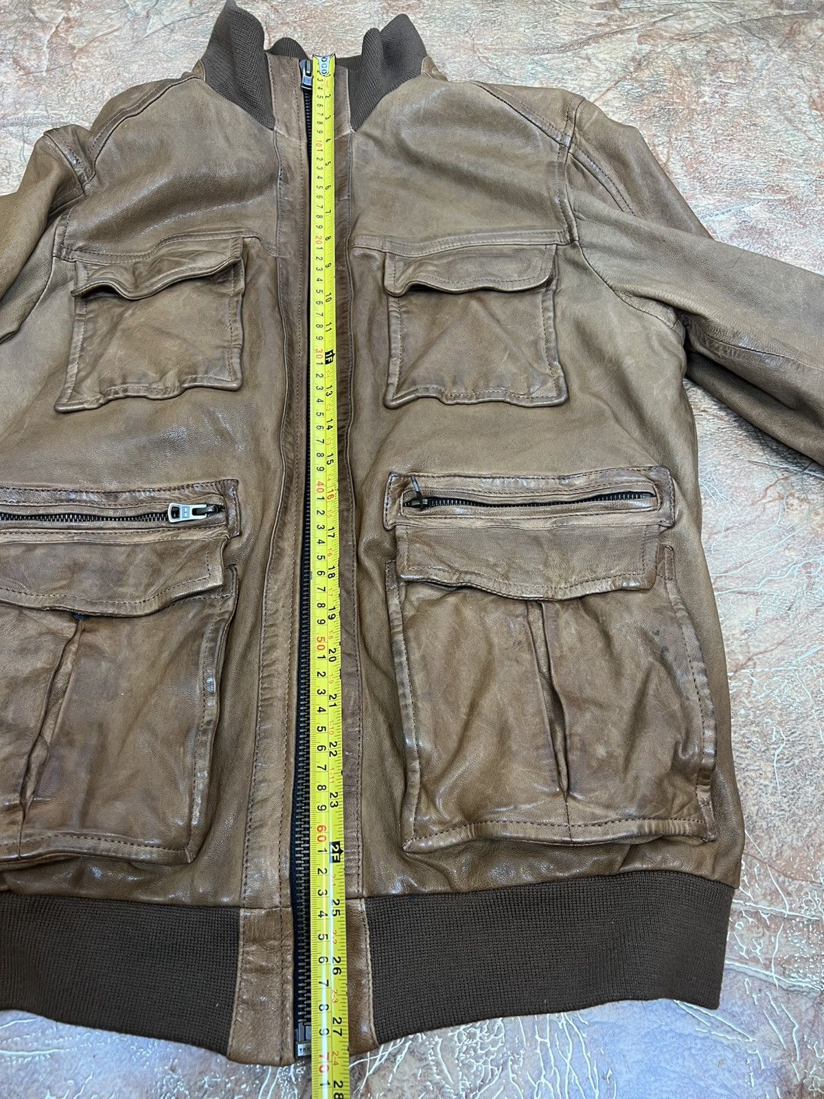 Tommy Hilfiger Vintage Tommy Hilfiger leather jacket brown moto Size US M / EU 48-50 / 2 - 19 Thumbnail