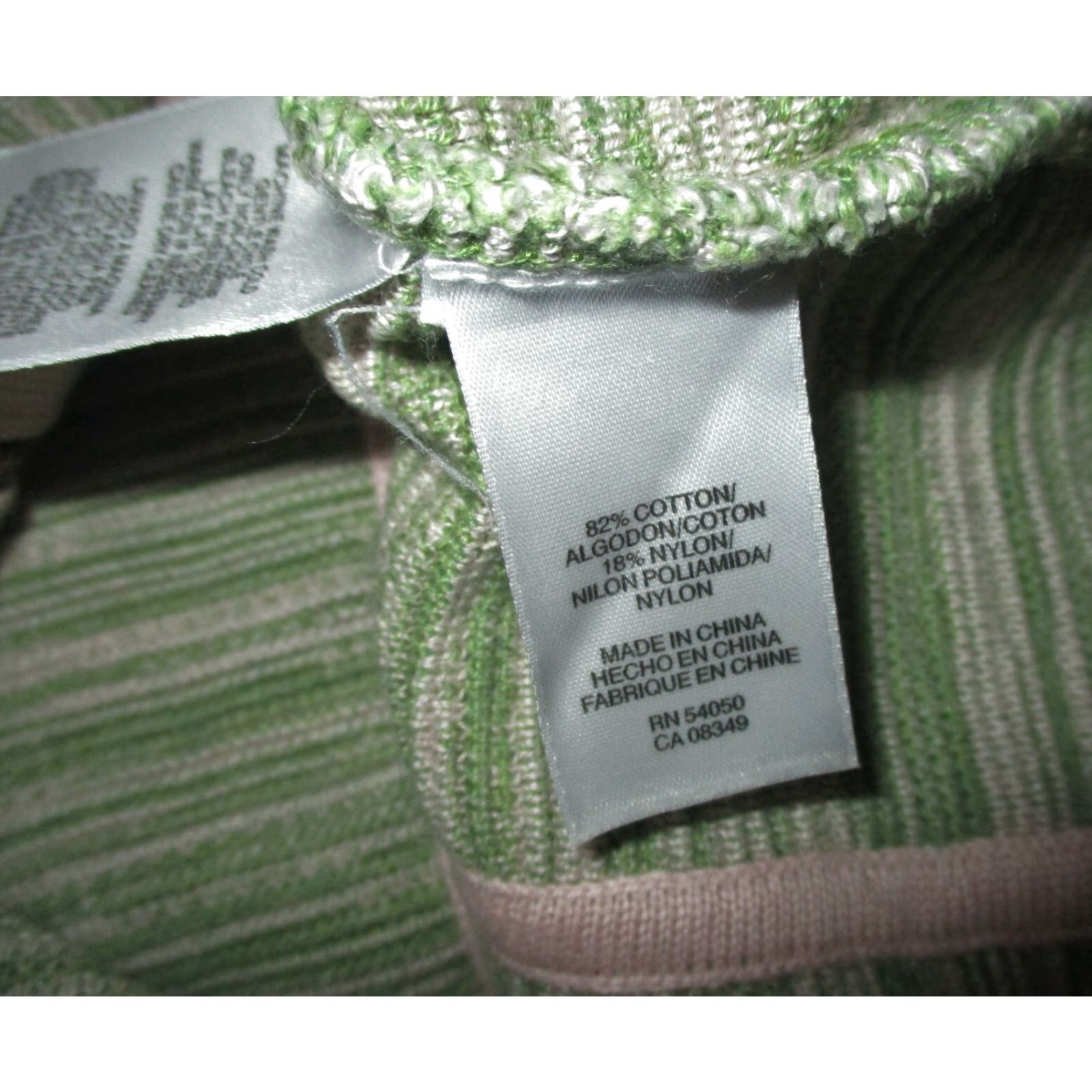 Kasper KASPER Women's Sweater Full Zip Tight Knit Ski Taupe Pink Size M Size M / US 6-8 / IT 42-44 - 5 Thumbnail