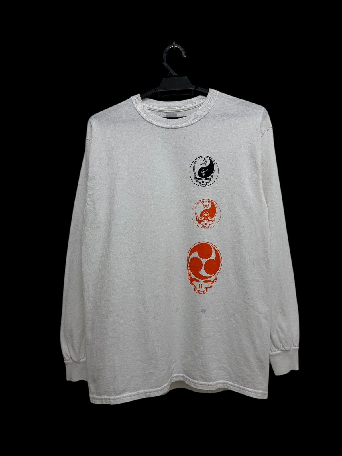 Grateful Dead 🔥 GD JERRY GARCIA CHARLES MANSON GLOW IN THE DARK LOGO LS Size US M / EU 48-50 / 2 - 1 Thumbnail