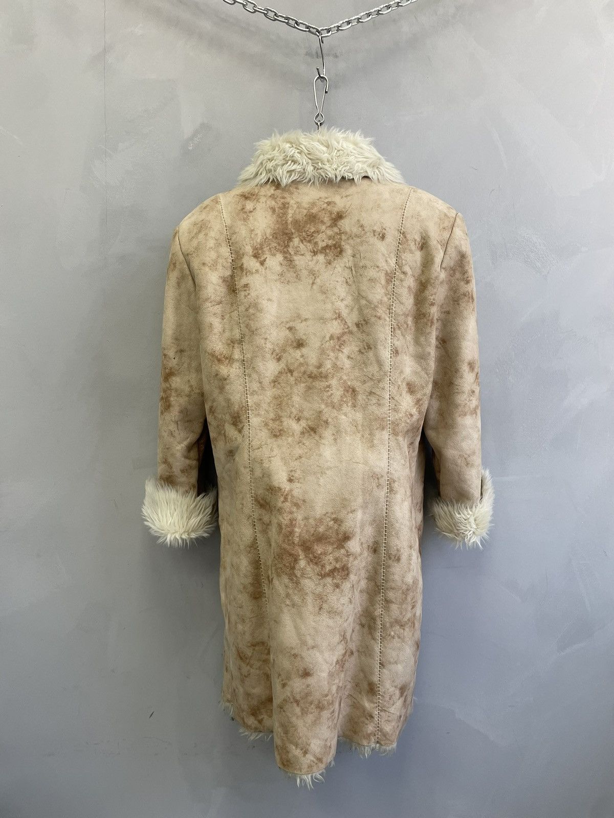 If Six Was Nine Hysteric glamour style long coat faux fur hype 90s vintage Size US M / EU 48-50 / 2 - 9 Thumbnail