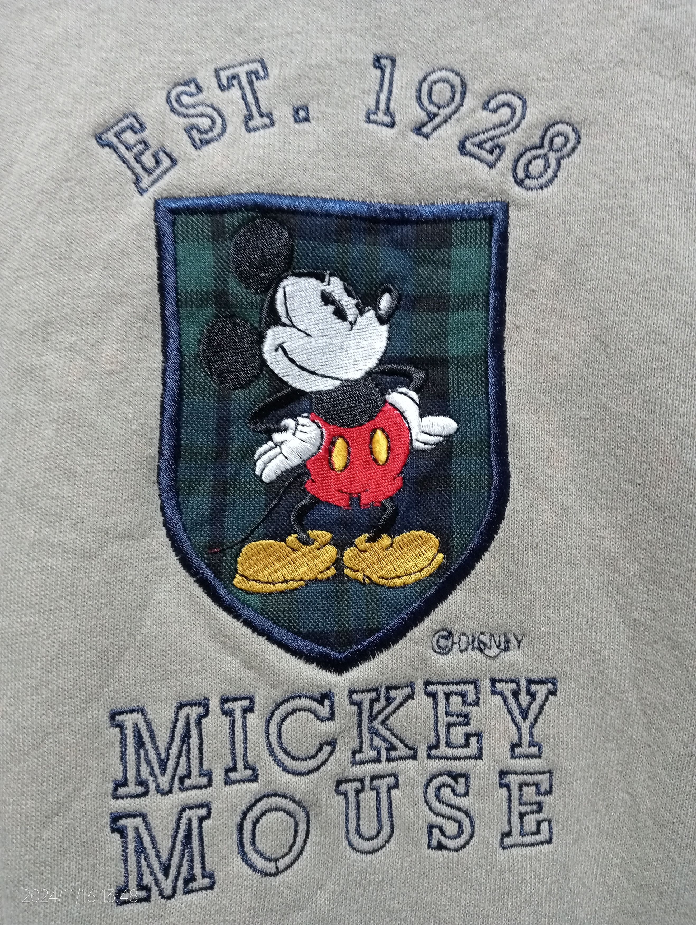 Disney VTG '90s Disney Mickey Mouse Embroidery Crewneck Sweatshirt Size US L / EU 52-54 / 3 - 4 Thumbnail