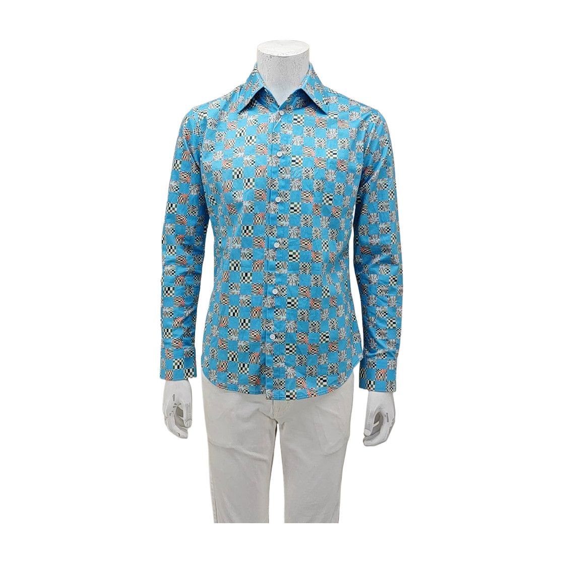 Louis Vuitton Louis Vuitton Check Pattern Shirt Size S Size US S / EU 44-46 / 1 - 1 Thumbnail