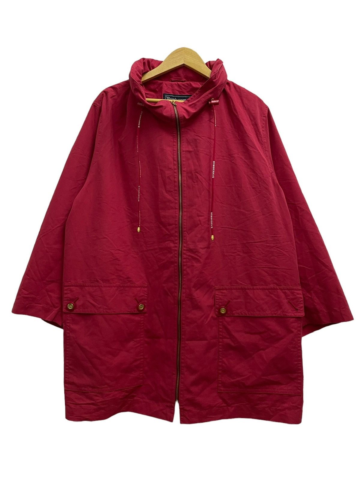 Burberry × Vintage Vintage Burberry Zipped Up Coat/ Cotton Jacket Size ONE SIZE - 1 Thumbnail