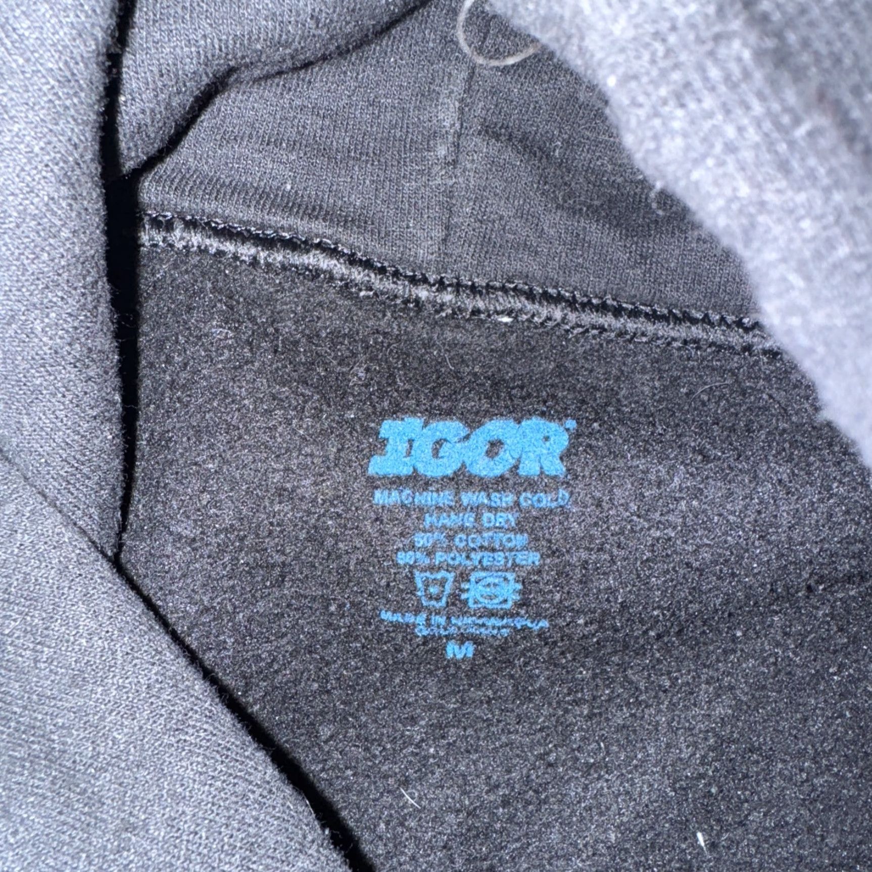 Vintage VINTAGE Tyler The Creator Igor Hoodie Black M Mens Pullover 21x24 Size US M / EU 48-50 / 2 - 3 Thumbnail