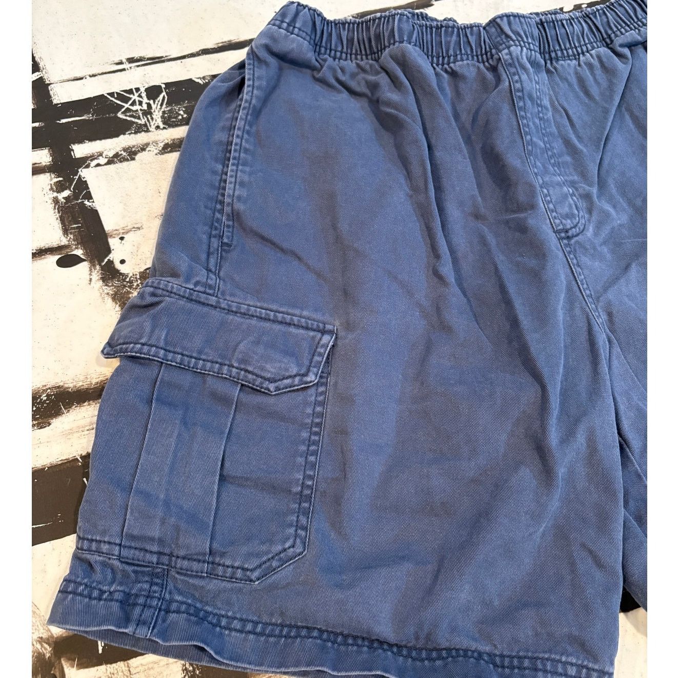 Vintage × White Sierra White Sierra Sportswear Co Blue Cargo Shorts - M 34"-30" Size US 32 / EU 48 - 2 Thumbnail