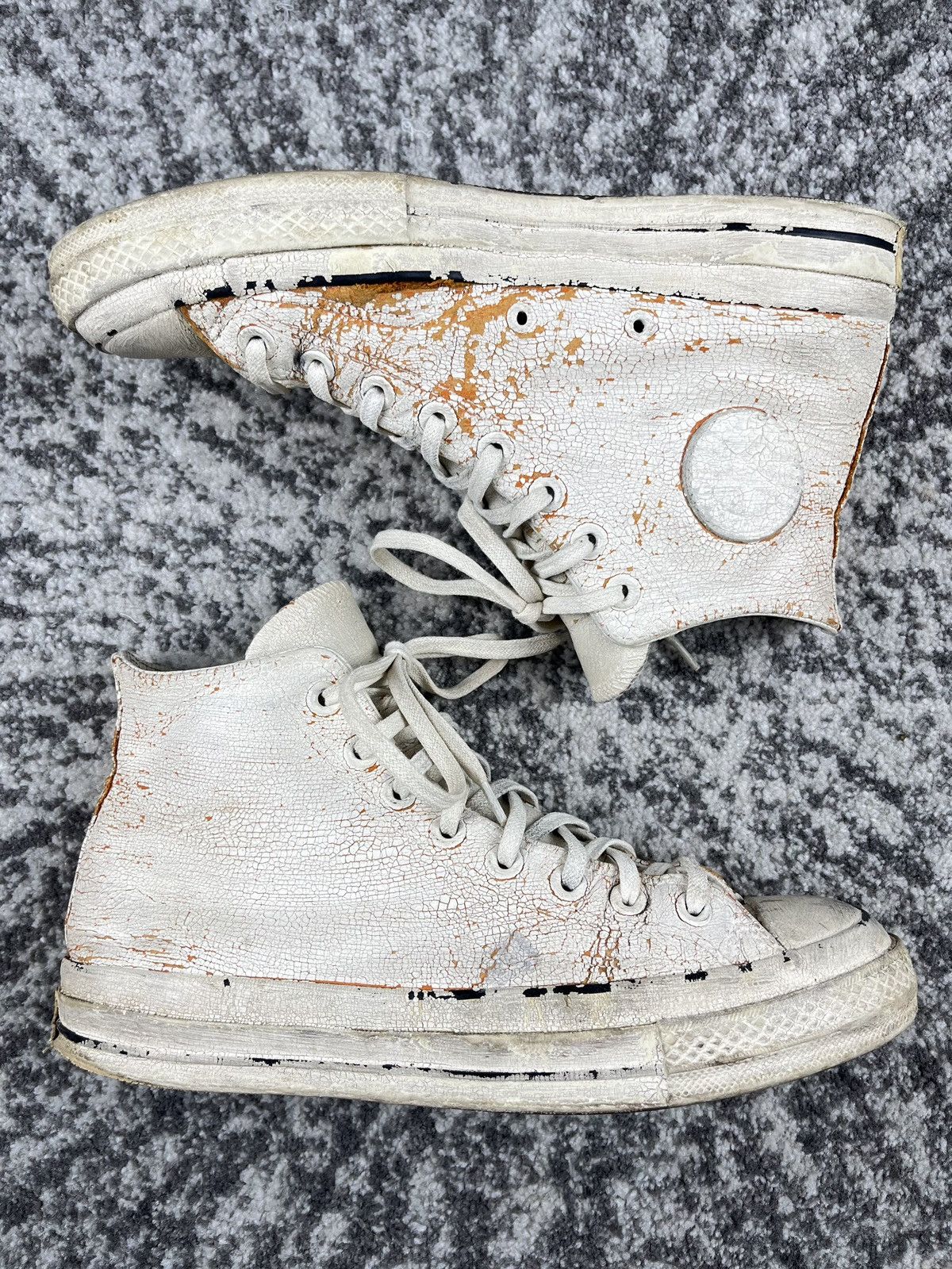 Converse × Maison Margiela Maison Margiela Painted Converse Chuck Taylor All Star Hi Size US 8 / EU 41 - 3 Thumbnail