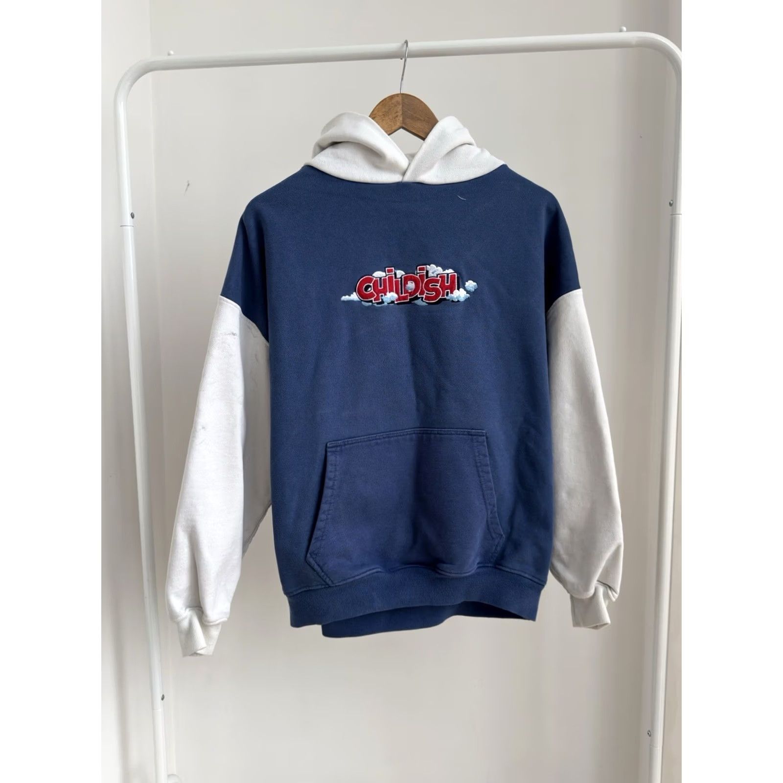 Vintage VINTAGE Childish Theme Park TGF Heavy Hoodie Shirt Mens S Blue Logo 90s Art Cars City Hip Hop USA Y2K Rare Pullover Size US S / EU 44-46 / 1 - 6 Thumbnail