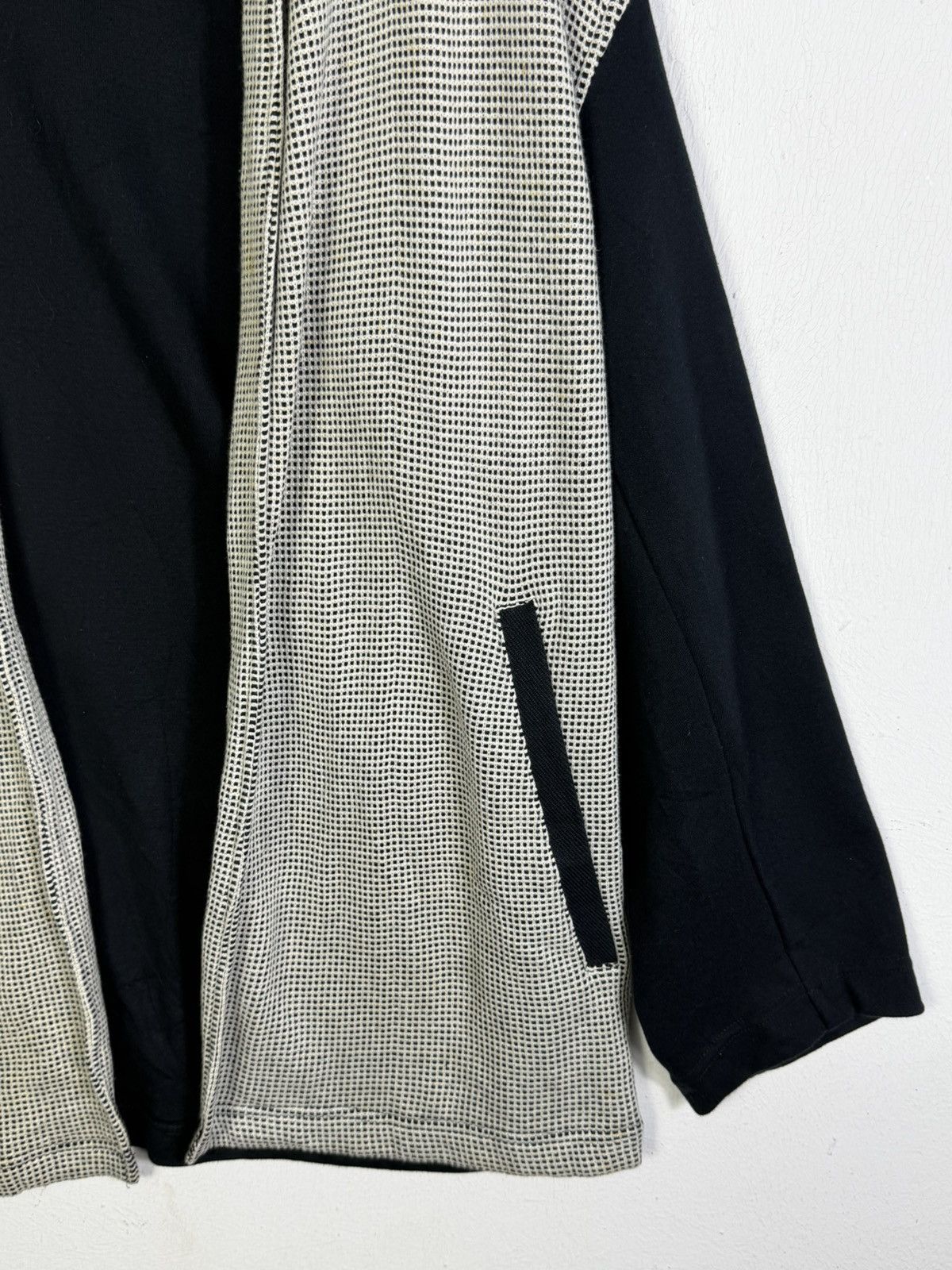 Yohji Yamamoto LQ Yohjiyamamoto Two Tone Jacket - Open Front Size US XXL / EU 58 / 5 - 5 Thumbnail