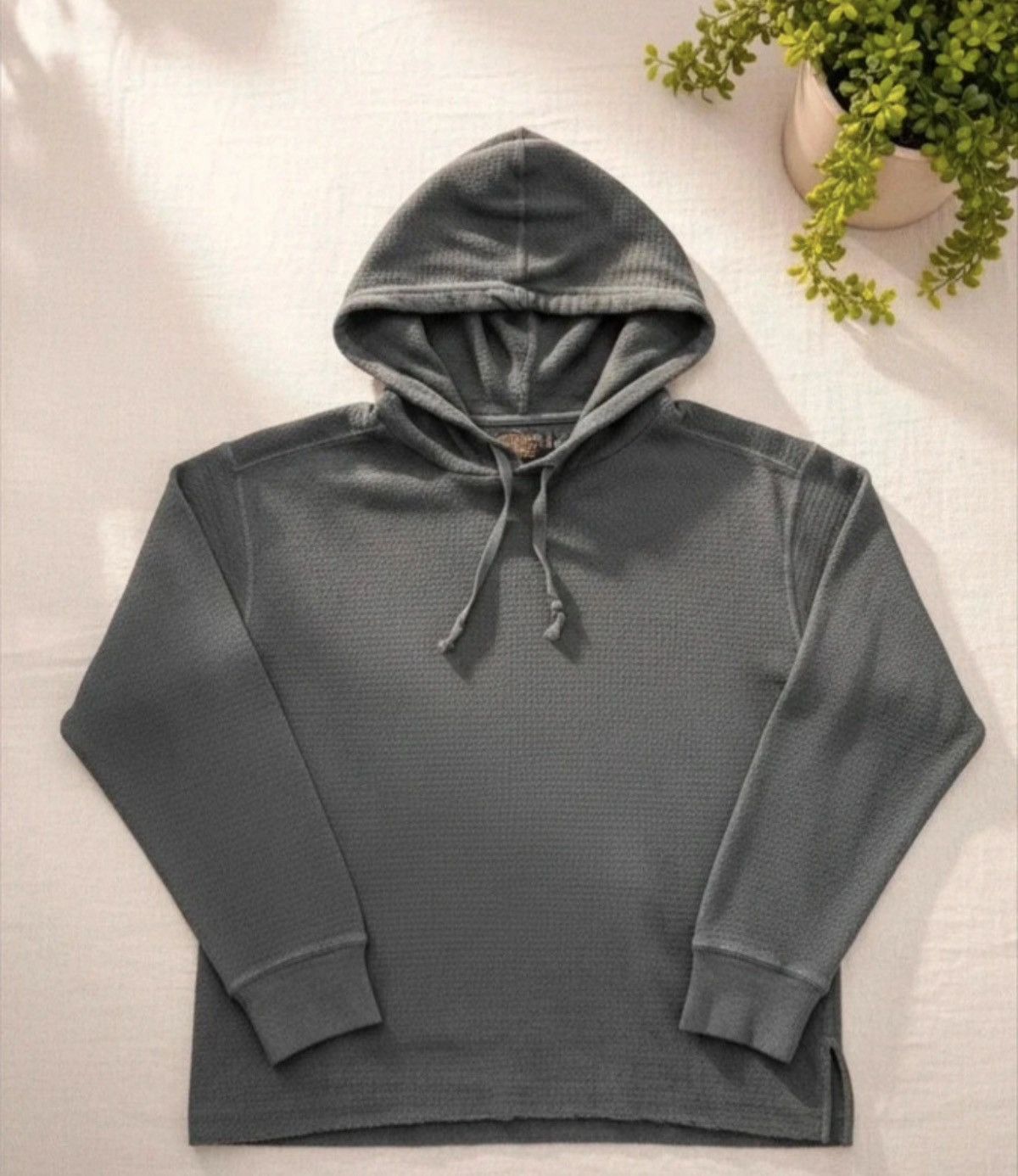 RRL Ralph Lauren RRL Ralph Lauren Double RL Waffle Knit Thermal Hoodie Large Size US L / EU 52-54 / 3 - 1 Thumbnail