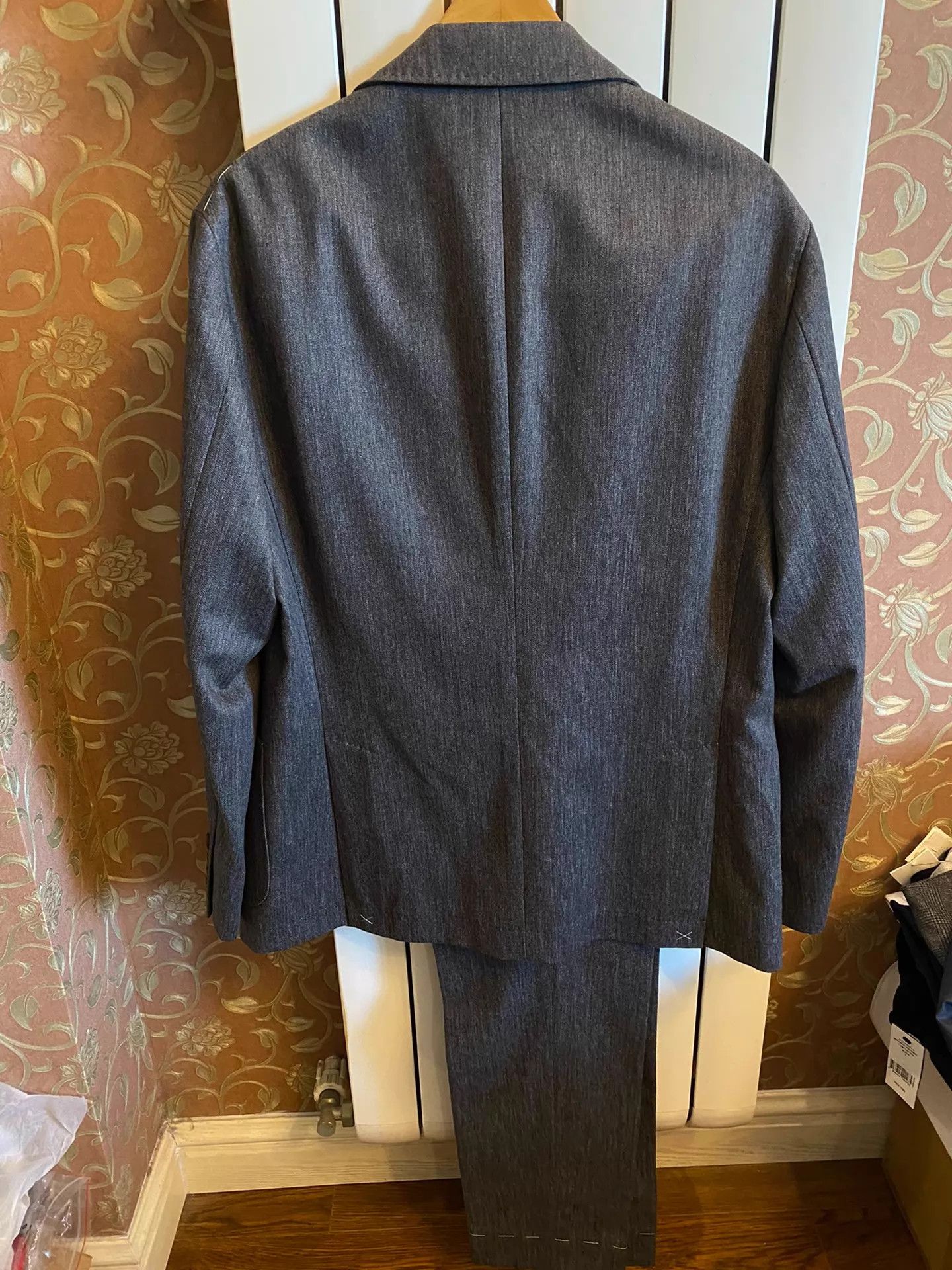 Brunello Cucinelli BRUNELLO CUCINELLI Italian Gray Wool Blazer (New, 50) Size 50R - 3 Thumbnail