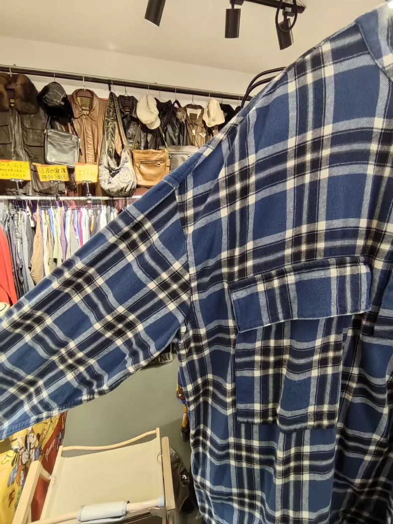Fear of God Fear of God Season 6 Blue Plaid Shirt Size US L / EU 52-54 / 3 - 4 Thumbnail