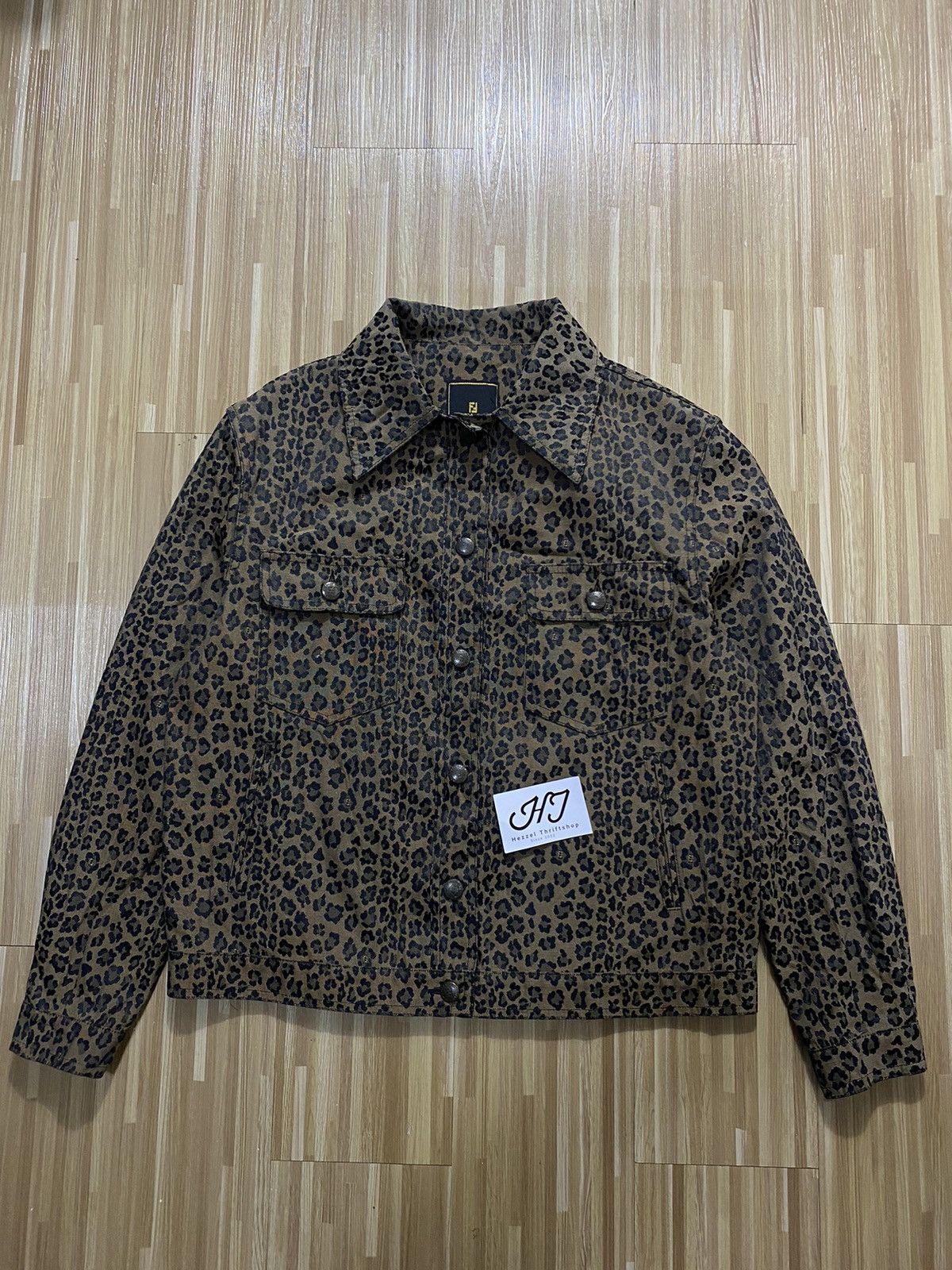 Fendi Leopard Jacket Vintage