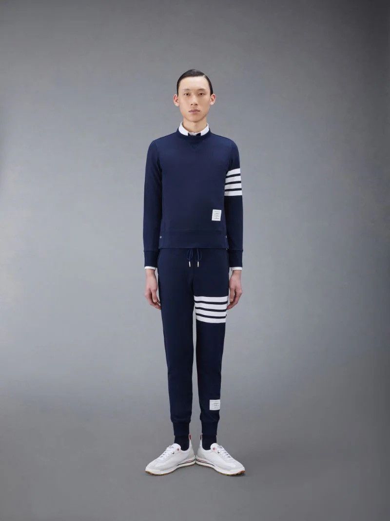 Thom Browne Thom Browne - Classic Loopback 4 Bar Sweatpants Size US 38 / EU 54 - 20 Thumbnail