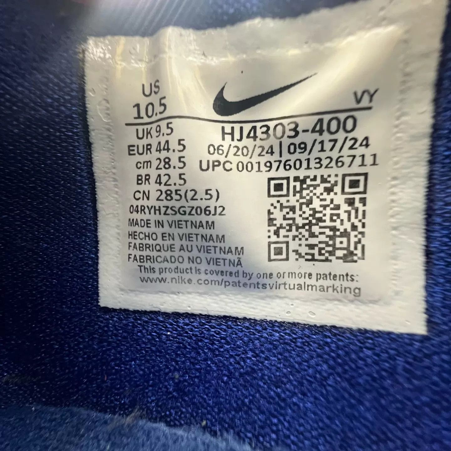 Nike Nike ZK5 X-Ray Blue 44.5 Like New Boxed Size US 10.5 / EU 43-44 - 8 Thumbnail