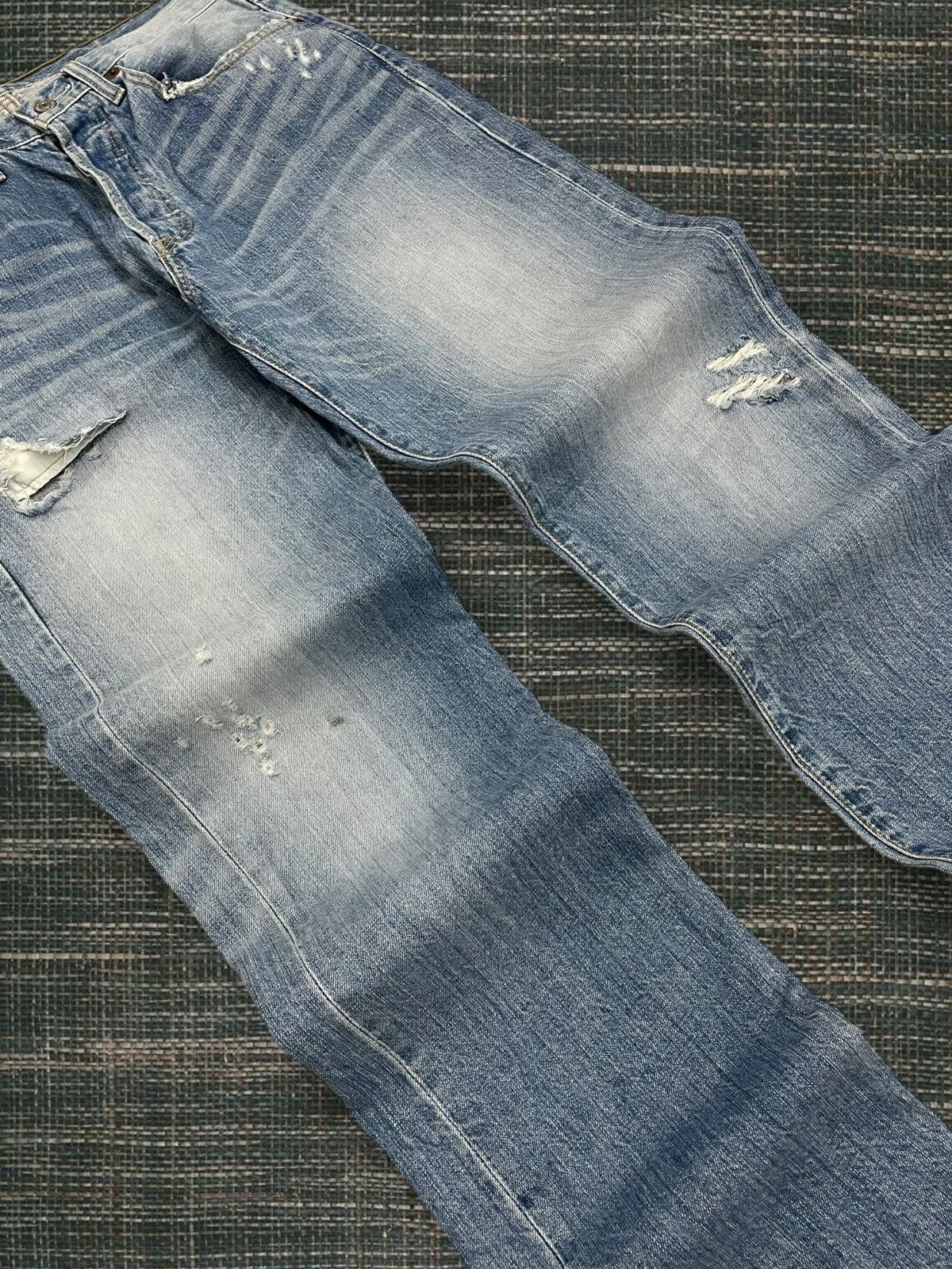 Levi's Vintage Clothing Og Vintage 90s Original Designer Levis 501 Distressed Denim Size US 30 / EU 46 - 6 Thumbnail