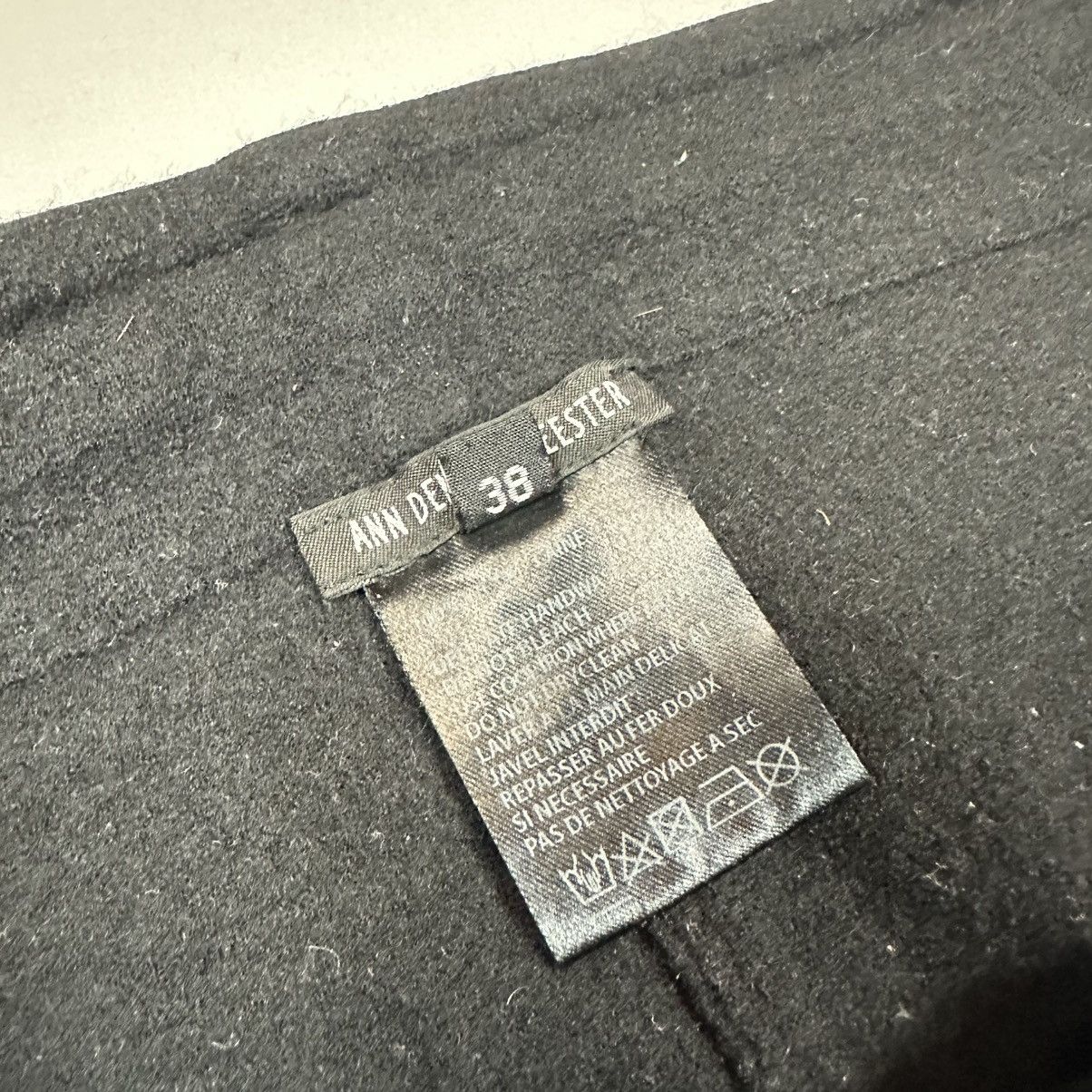 Ann Demeulemeester Ann Demeulemeester Wool Zipper Pants Archive Size 26" / US 2 / IT 38 - 6 Thumbnail