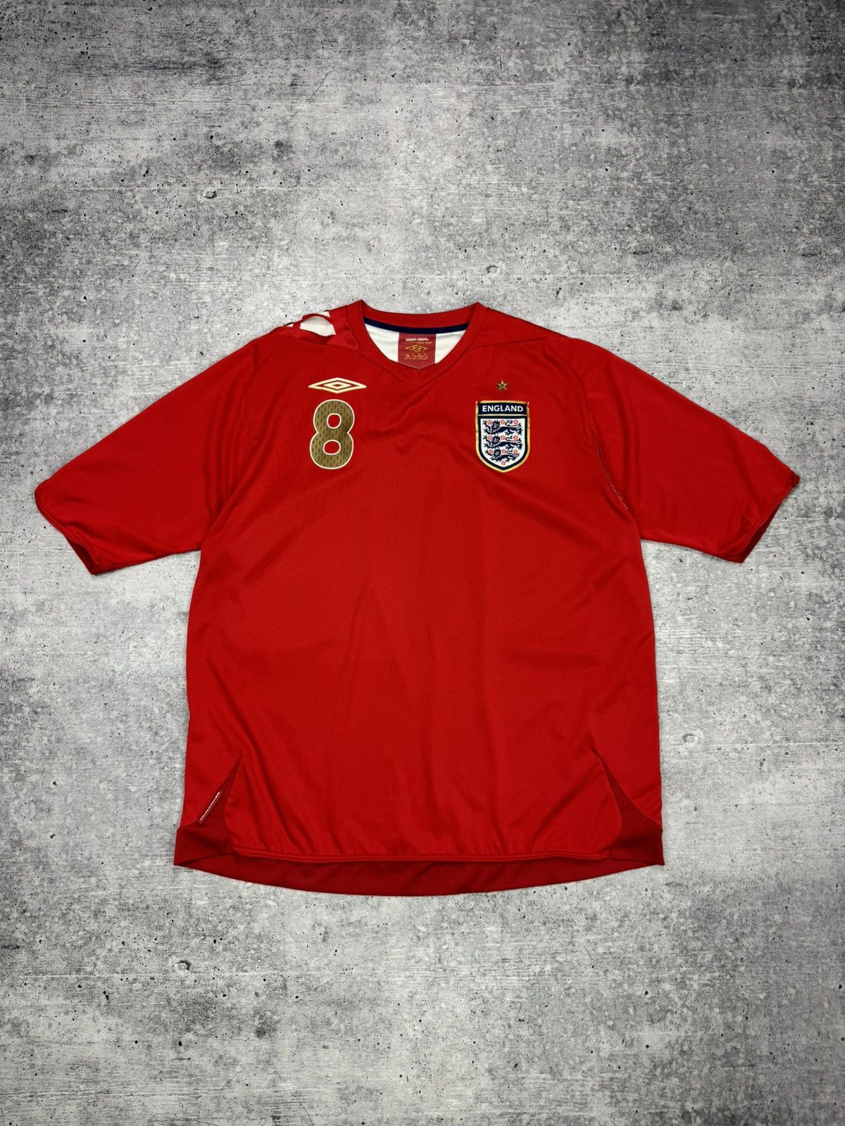 Umbro × Vintage Vintage Umbro 8 LAMPARD ENGLAND Official Soccer Jersey Shirt Size US XXL / EU 58 / 5 - 2 Thumbnail