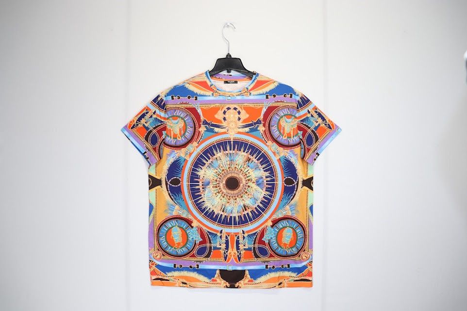 Balmain o1rshd1 Baroque T-Shirt in Multicolor Size US XL / EU 56 / 4 - 3 Thumbnail