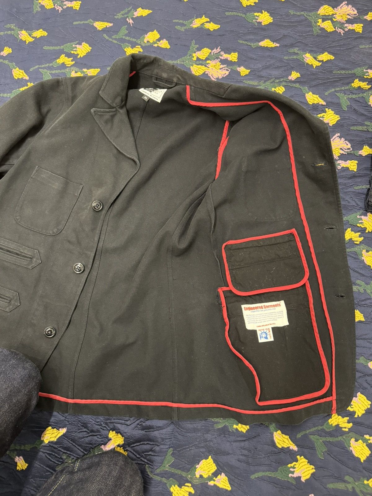 Engineered Garments Engineered garments black loiter jacket Size 40R - 4 Thumbnail