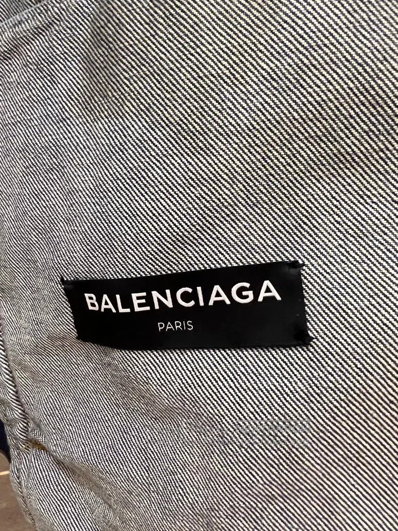 Balenciaga Balenciaga Patchwork Denim Jacket Size US S / EU 44-46 / 1 - 5 Thumbnail