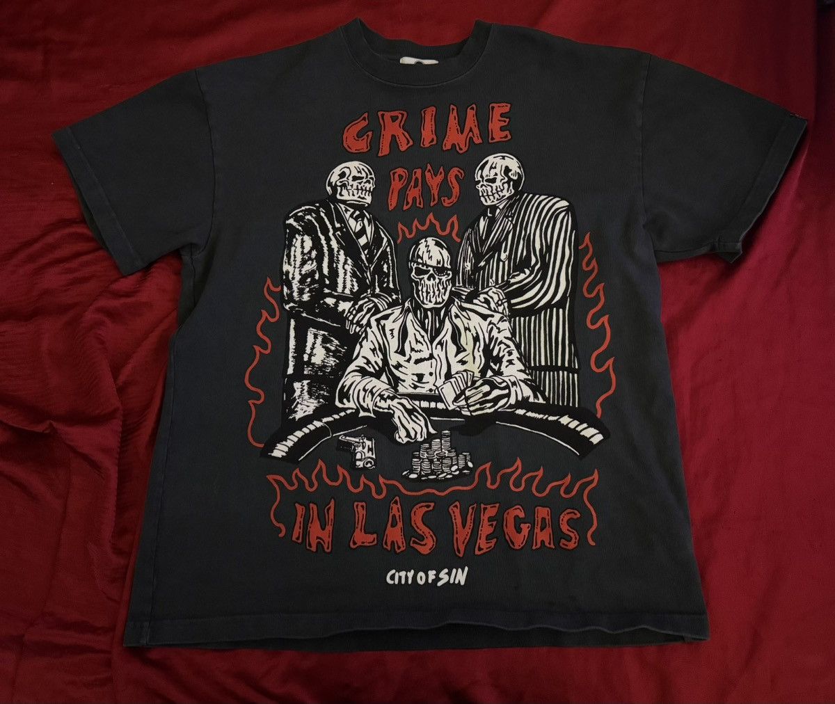 Warren Lotas Warren Lotas “Crime Pays” Vintage Black Size Medium Size US M / EU 48-50 / 2 - 1 Thumbnail