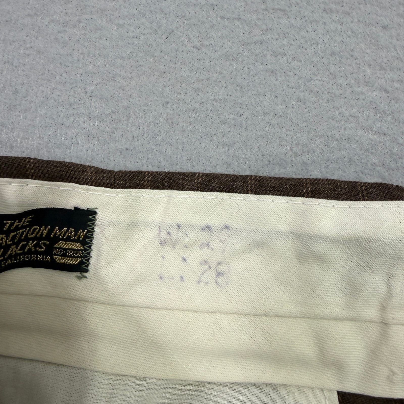 Vintage Vintage A1 Kotzin Action Slacks Pants 28x28 Brown Striped Size US 28 / EU 44 - 5 Thumbnail