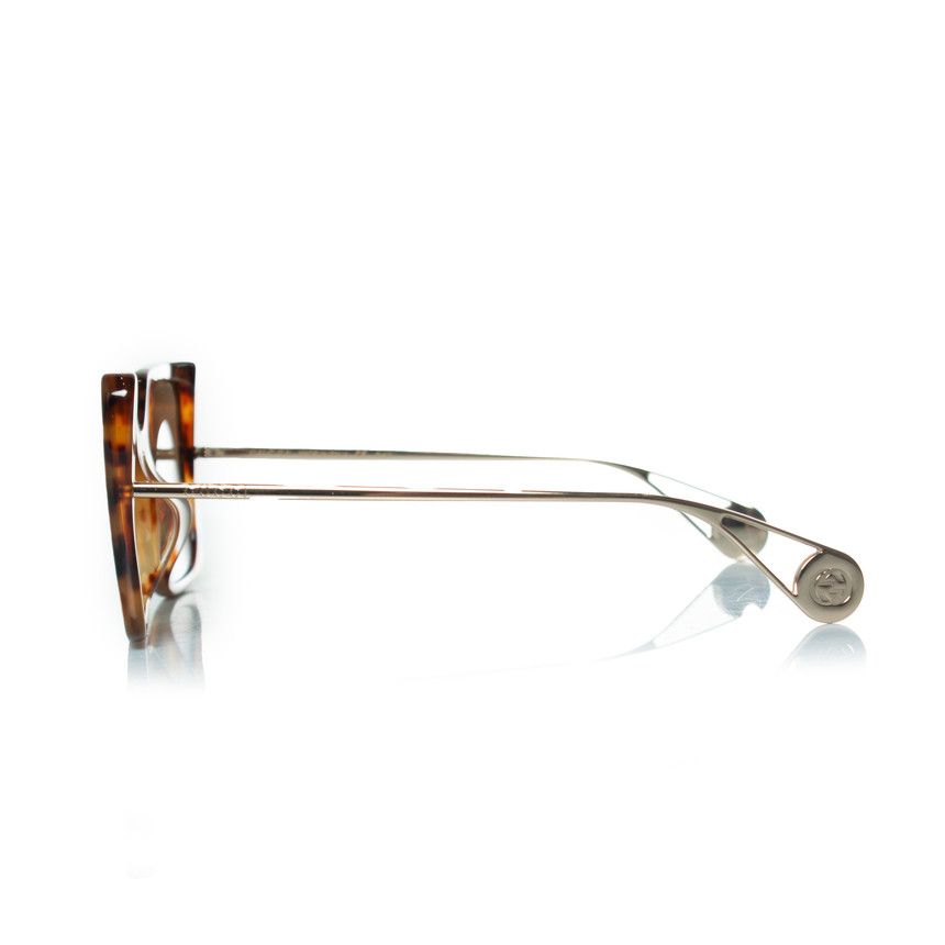 Gucci Gucci, Brown oversized Havana sunglasses Size ONE SIZE - 5 Thumbnail