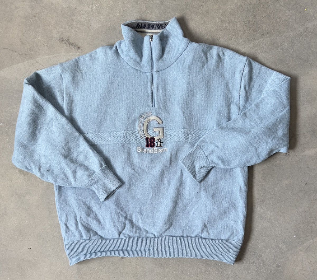Grand Slam VINTAGE MUNSINGWEAR GRAND SLAM MIDZIPPER SWEATER Size US L / EU 52-54 / 3 - 1 Thumbnail