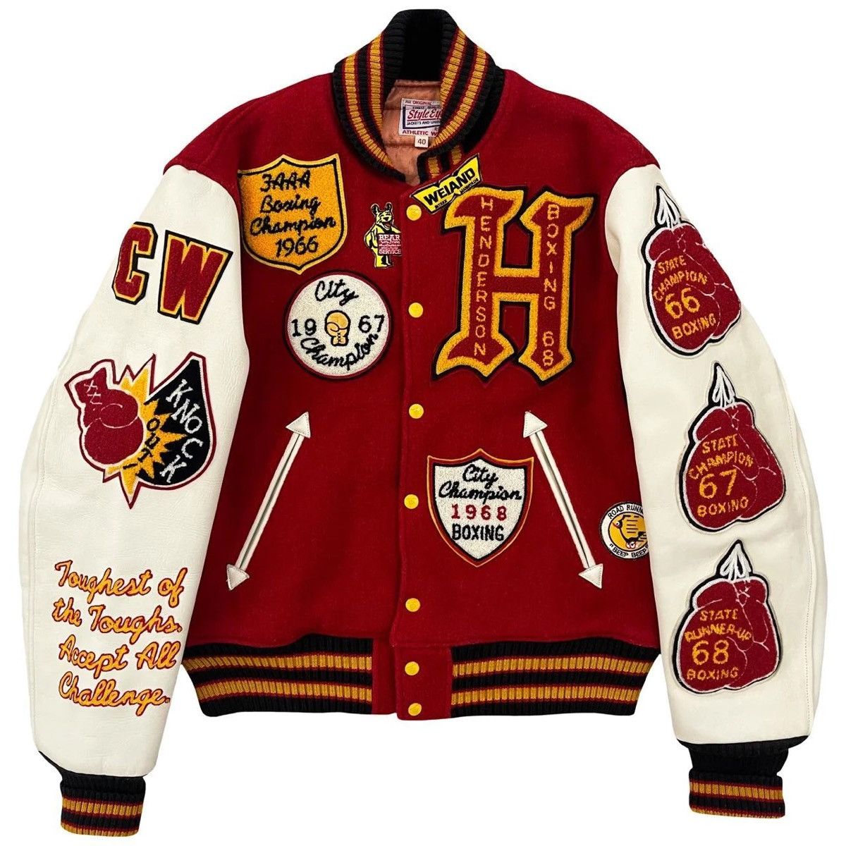 Vintage Style eyes varsity jacket Grailed