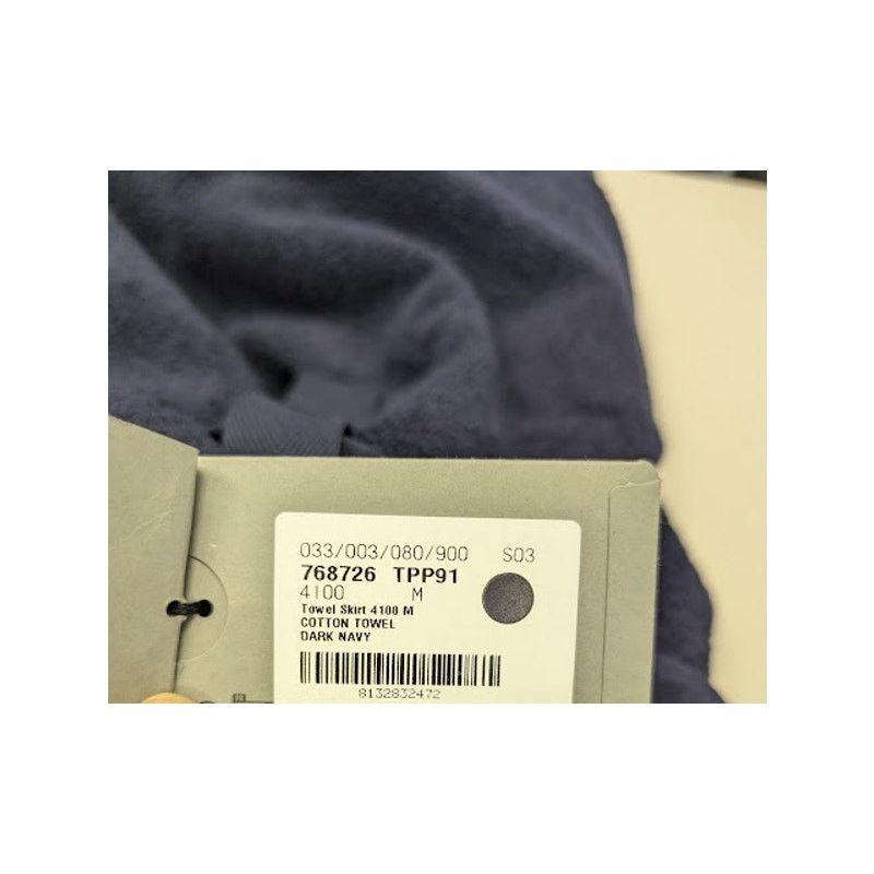 Balenciaga o1rshd1 Size: M / Cotton Skirt Towel in Dark Navy Blue Size 32 - 23 Thumbnail