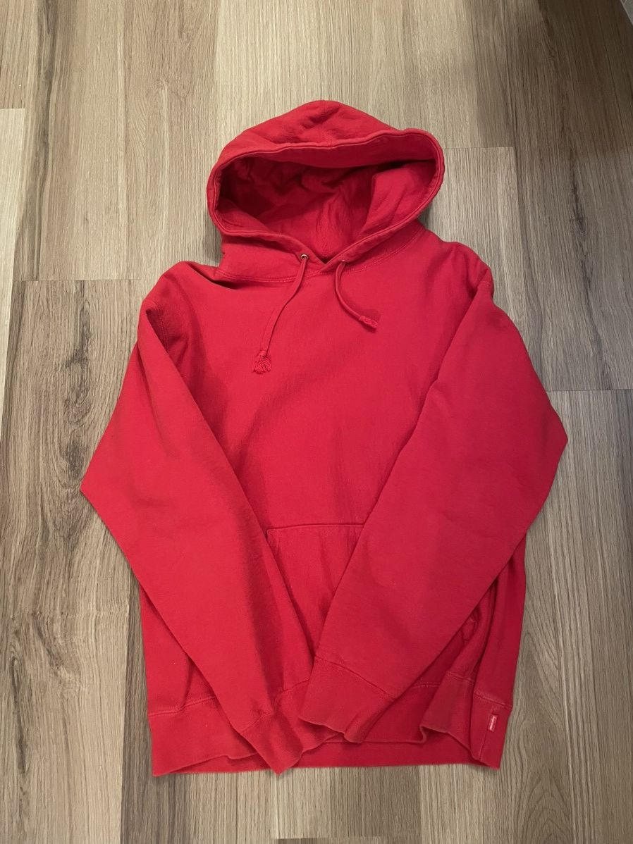 Supreme Supreme Studded Back Hooded Sweatshirt Red Size US L / EU 52-54 / 3 - 1 Thumbnail