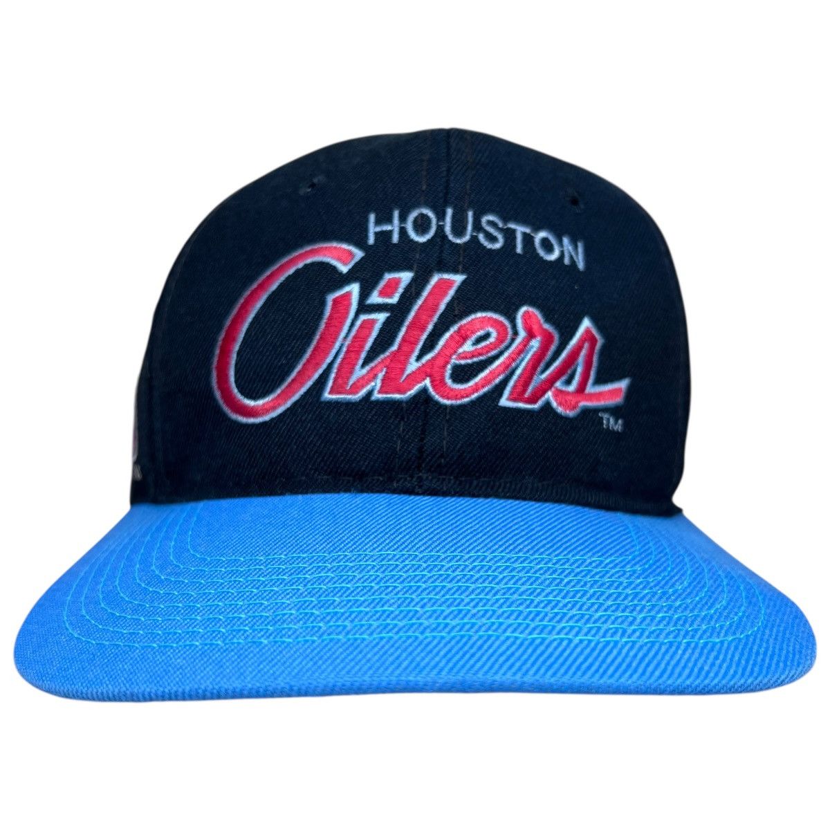 1990s NFL Houston Oilers Sports Specialties Script Snapback