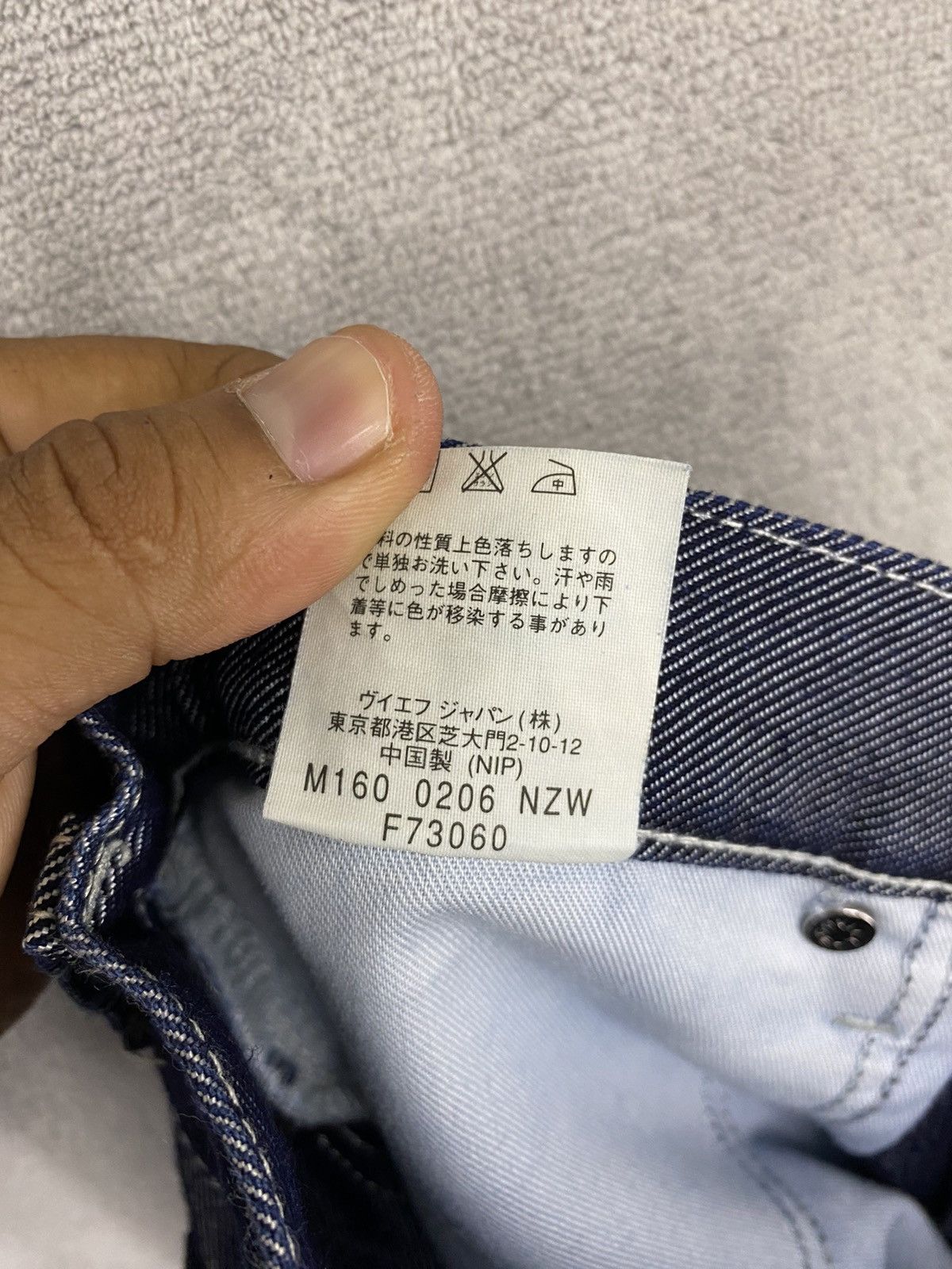 Japanese Brand × Wrangler 💥 Wrangler Blue Denim Rare Design Size US 29 - 14 Thumbnail