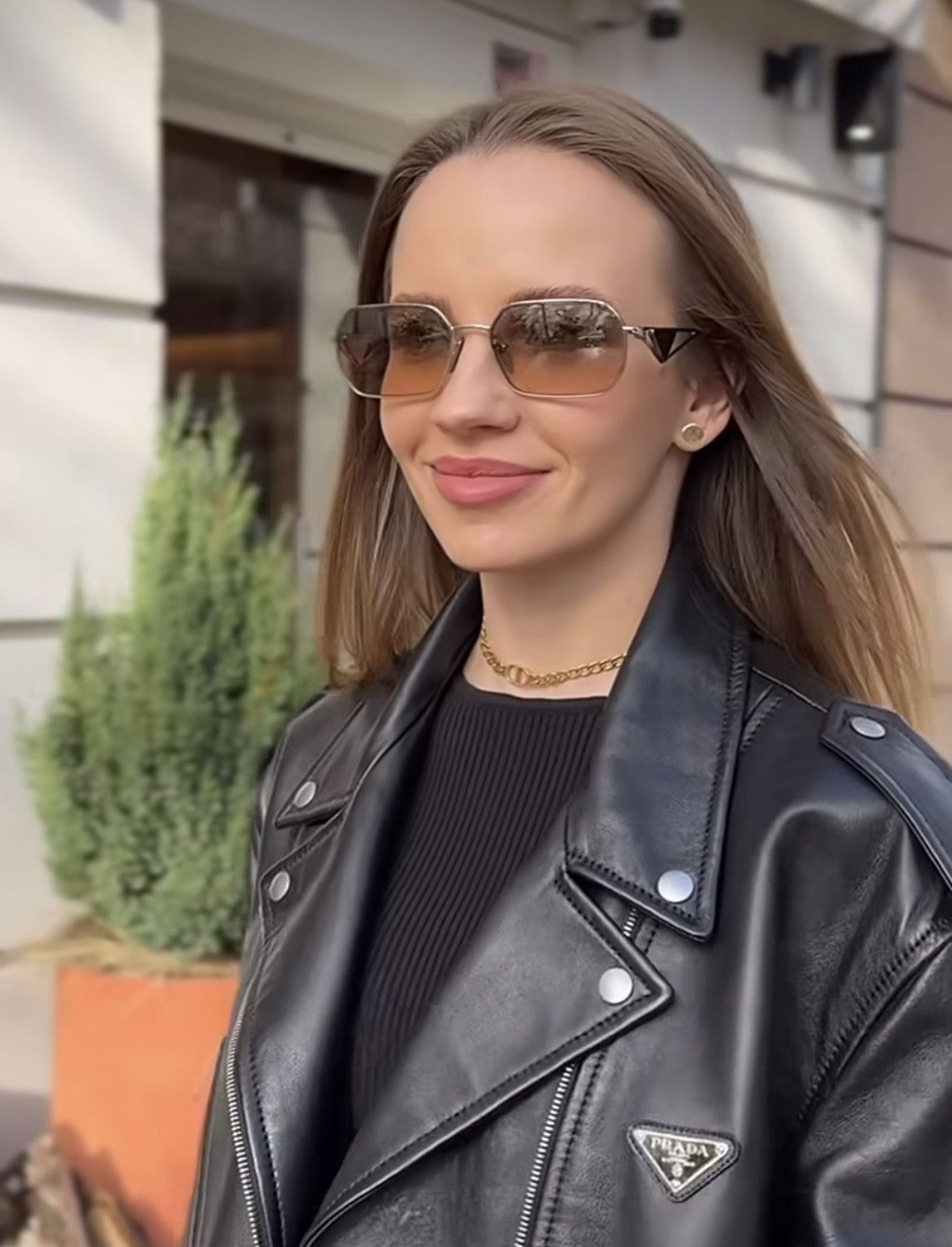Prada Prada Symbole sunglasses PR A51S 1BC-8J1. New