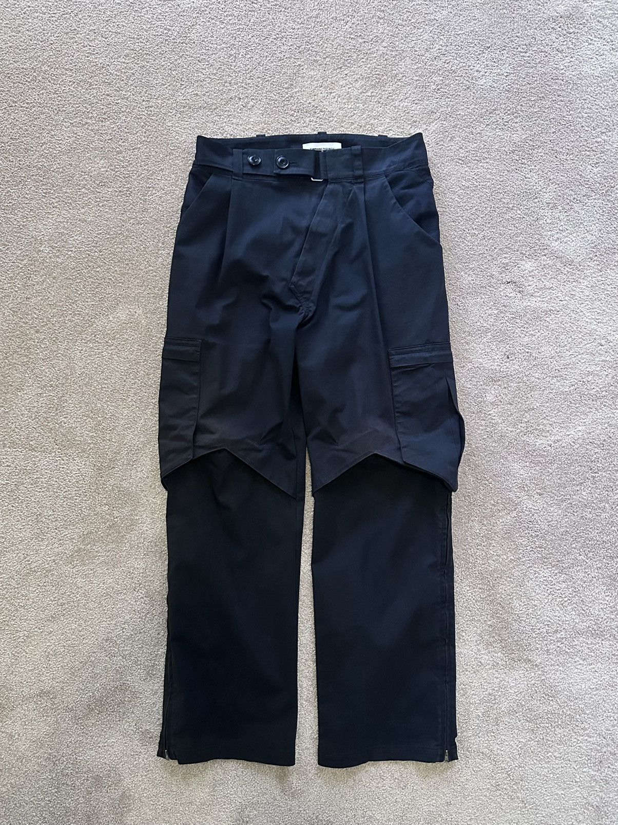 Kiko Kostadinov Kiko Kostadinov Bindra Cargo Black Size US 30 / EU 46 - 1 Thumbnail
